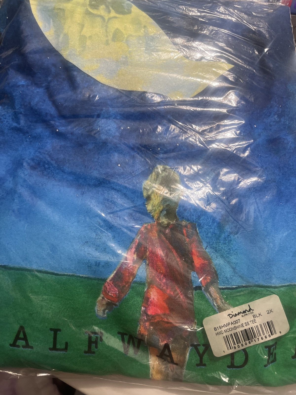 Diamond Supply Co. Halfway Dead Moonshine Short Sleeve Tee 2XL Size US XXL / EU 58 / 5 - 5 Thumbnail