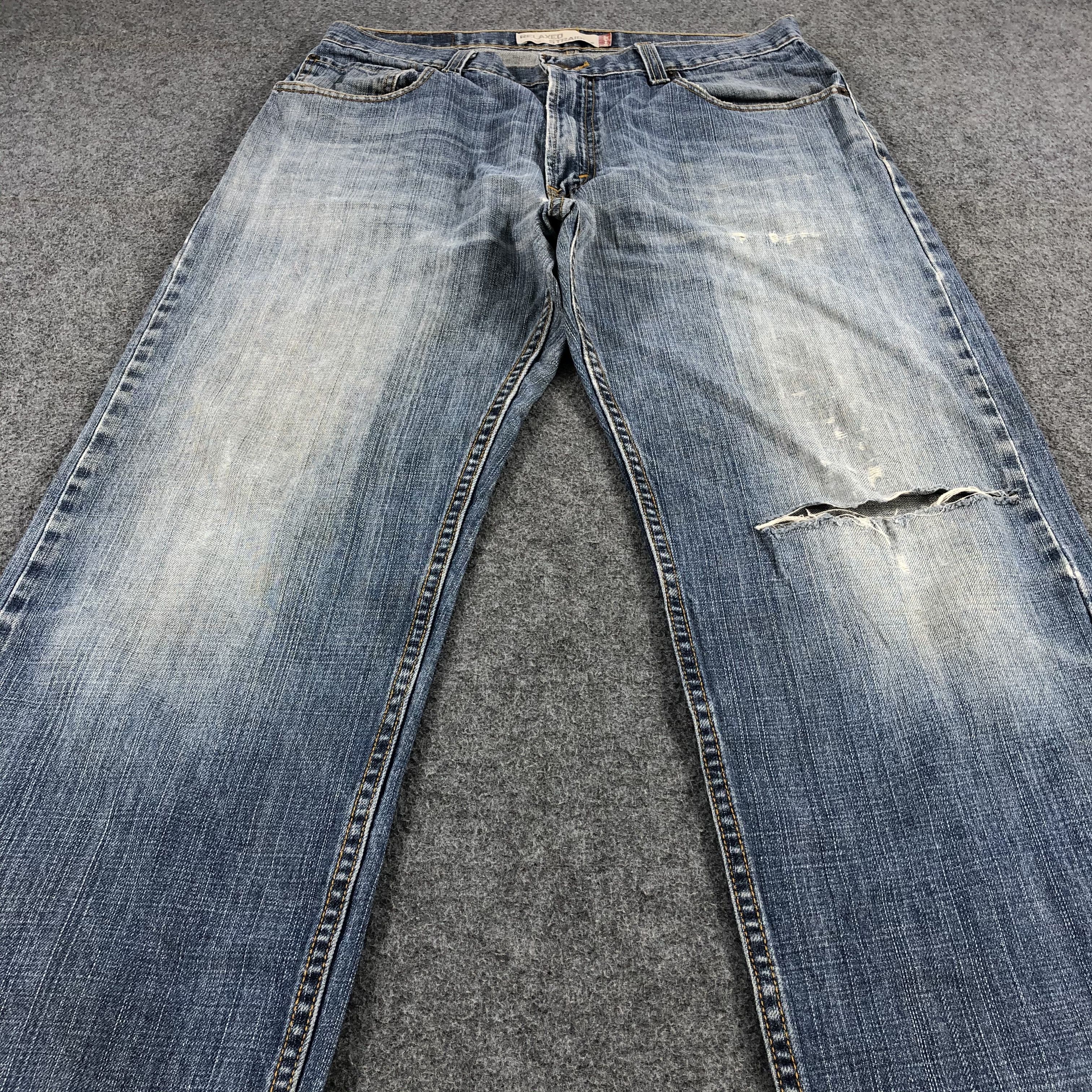 Levi's × Vintage Vintage 90s Blue Wash Levis 559 Jeans-JM1687 Size US 34 / EU 50 - 3 Thumbnail