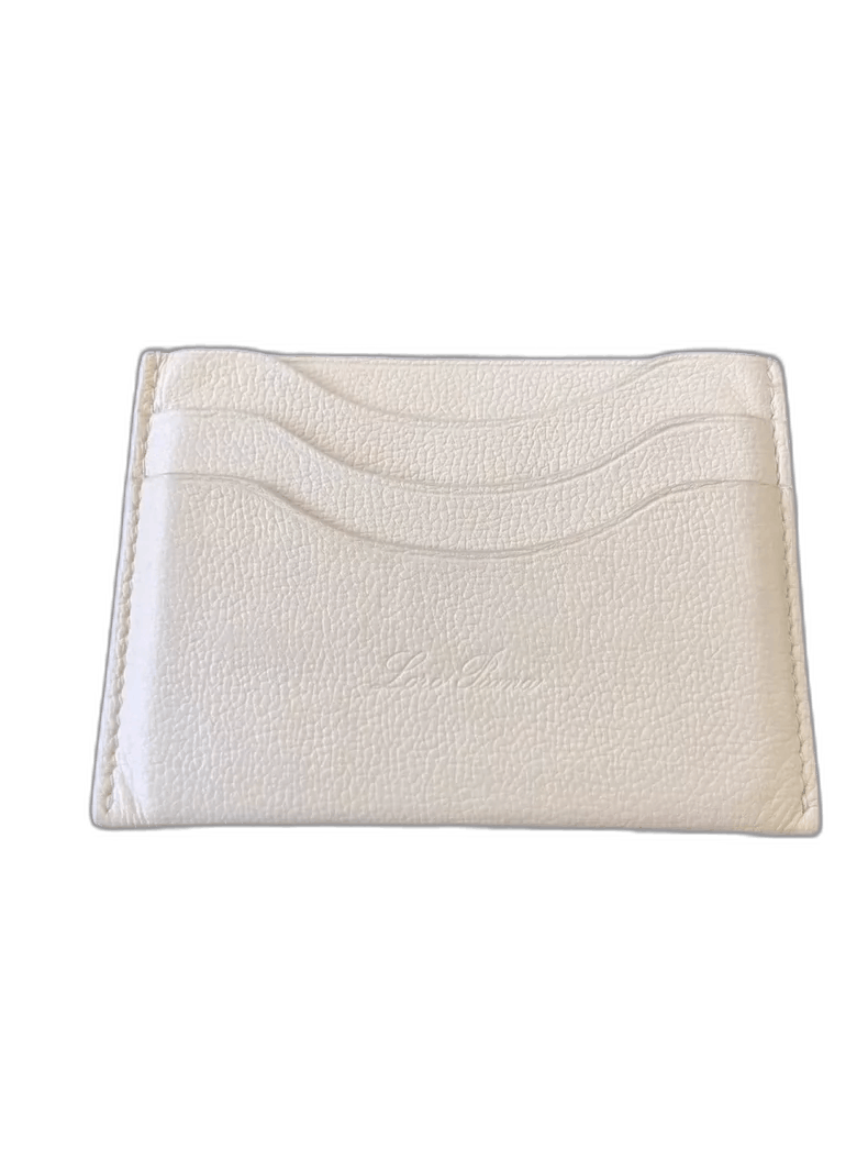Loro Piana Loro Piana Leather Card Holder With Logo-yf Size ONE SIZE - 1 Thumbnail