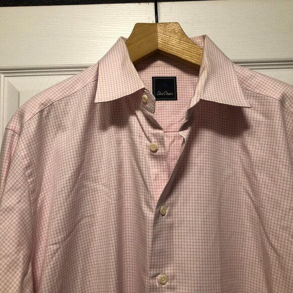 David Donahue David Donahue men's cotton dress shirt trim fit 18/34-35 Size US XXL / EU 58 / 5 - 1 Thumbnail