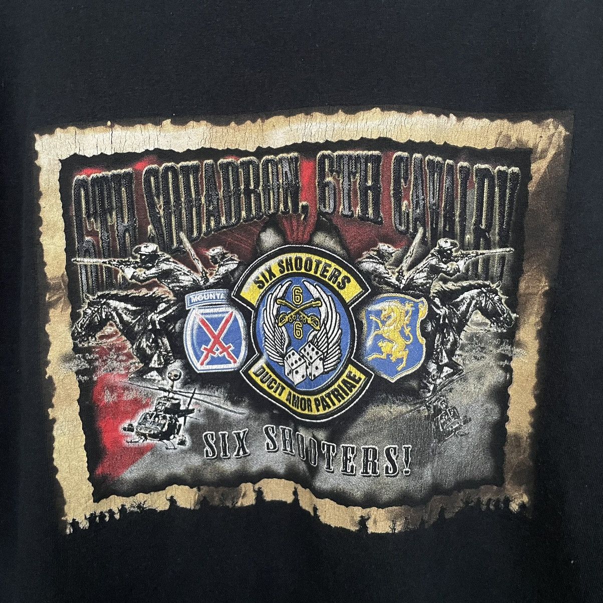Vintage Vintage Y2K 6-6 CAV REGT Six Shooters SFRG Tee Size US L / EU 52-54 / 3 - 2 Thumbnail