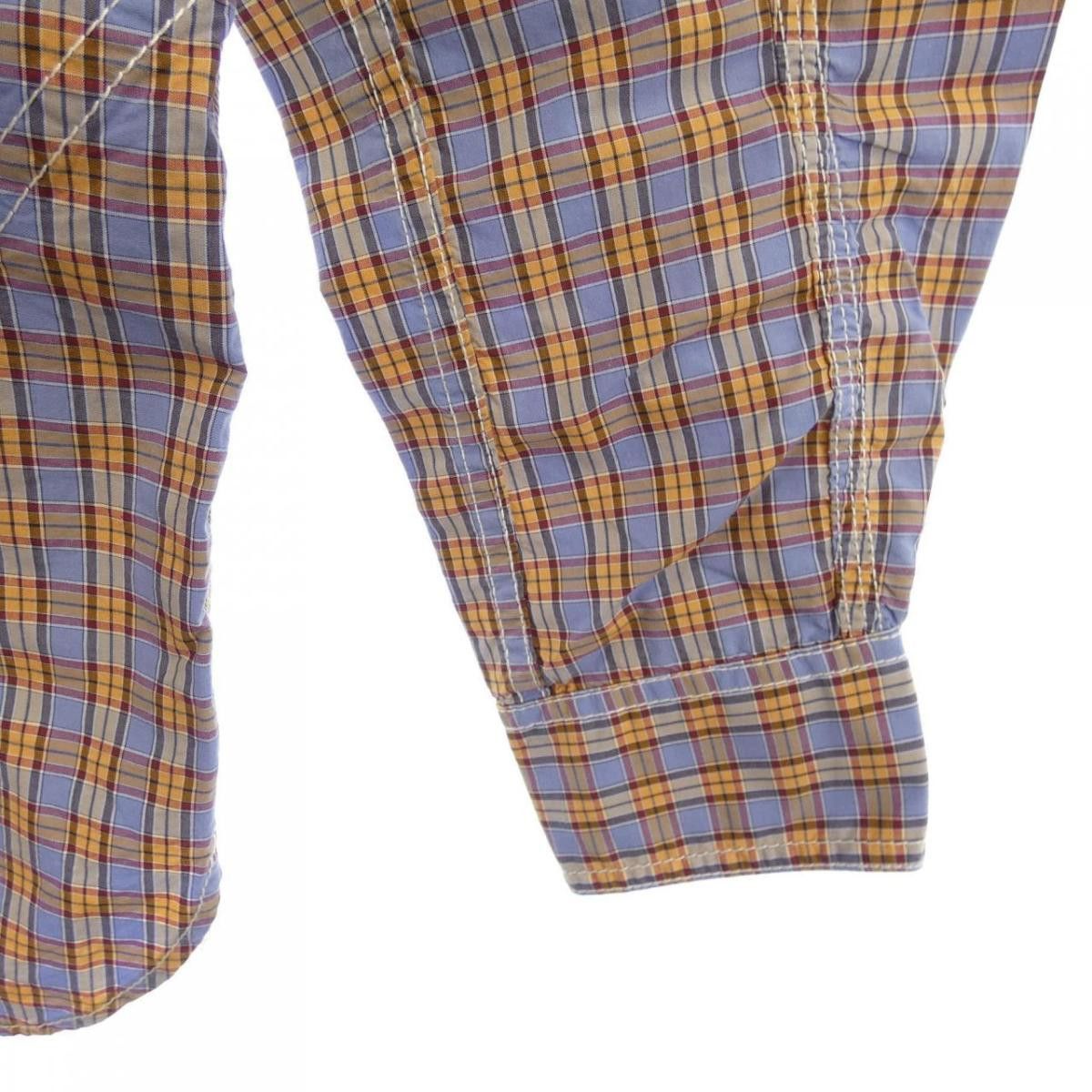 Junya Watanabe Shirt Checkered Switch Long Sleeve Multicolor Size US XS / EU 42 / 0 - 6 Thumbnail