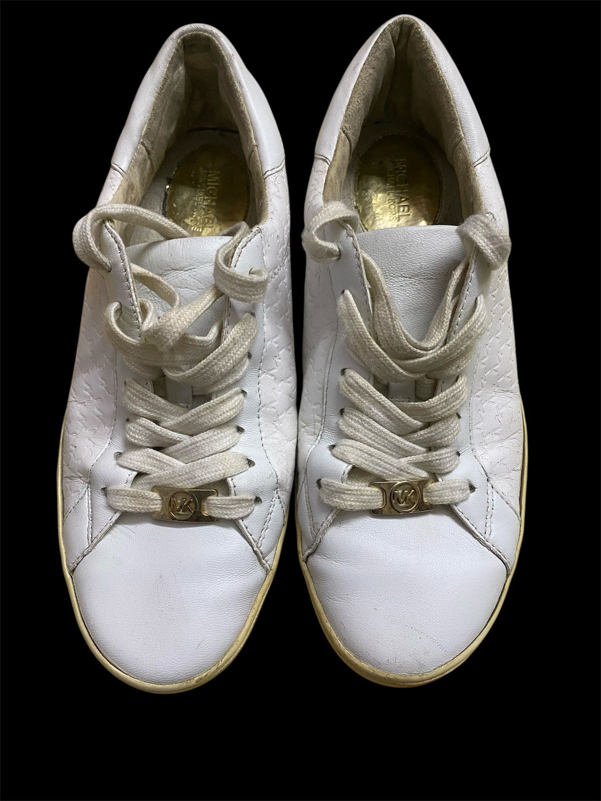 Michael Kors Michael Kors White Leather Sneakers Women’s US 8M / EU 38.5 Size US 8 / IT 38 - 2 Thumbnail
