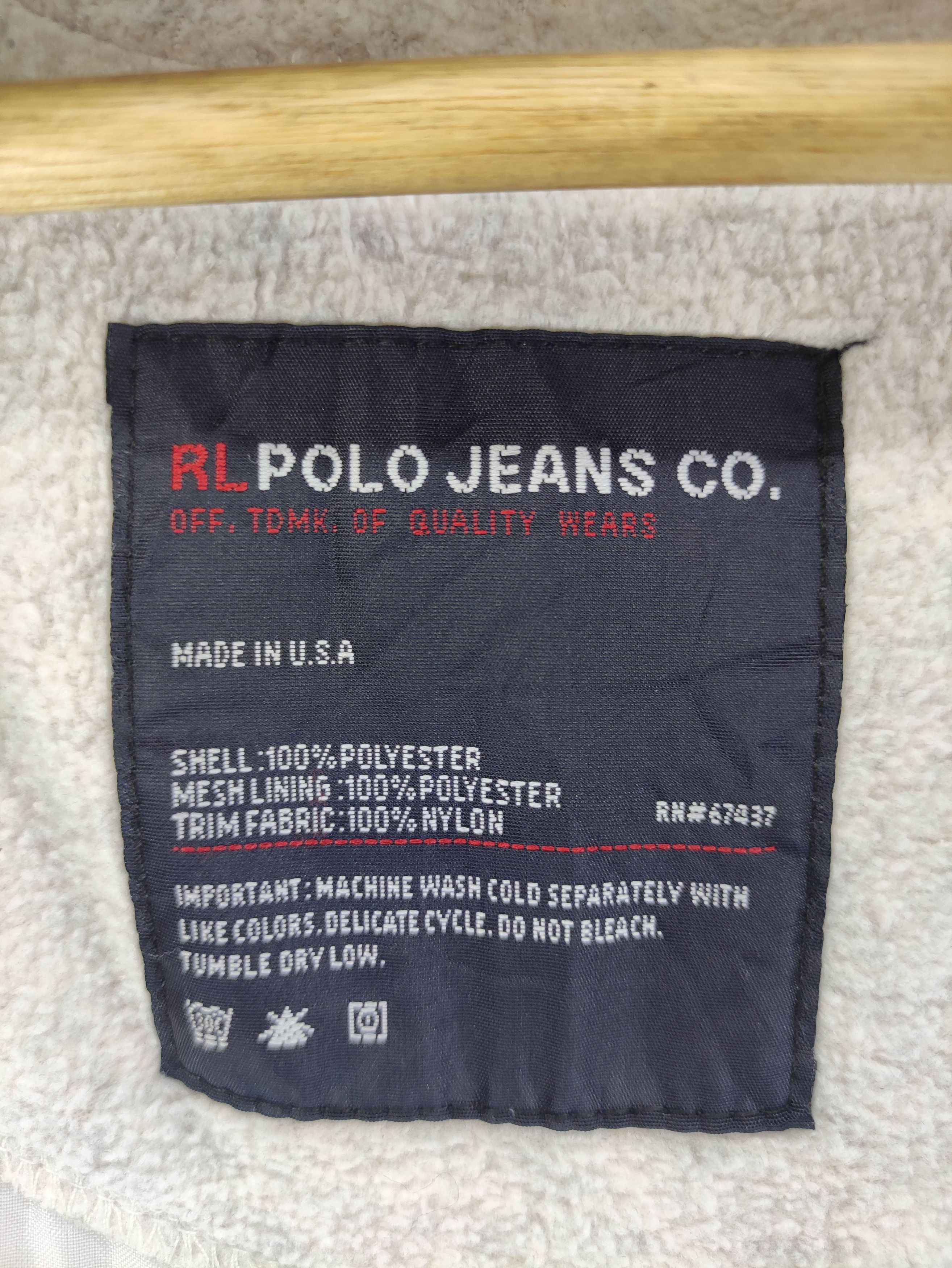 Polo Ralph Lauren Vintage RL Polo Jeans Ralph Lauren Fleece Hoodie Jacket Size US L / EU 52-54 / 3 - 6 Thumbnail
