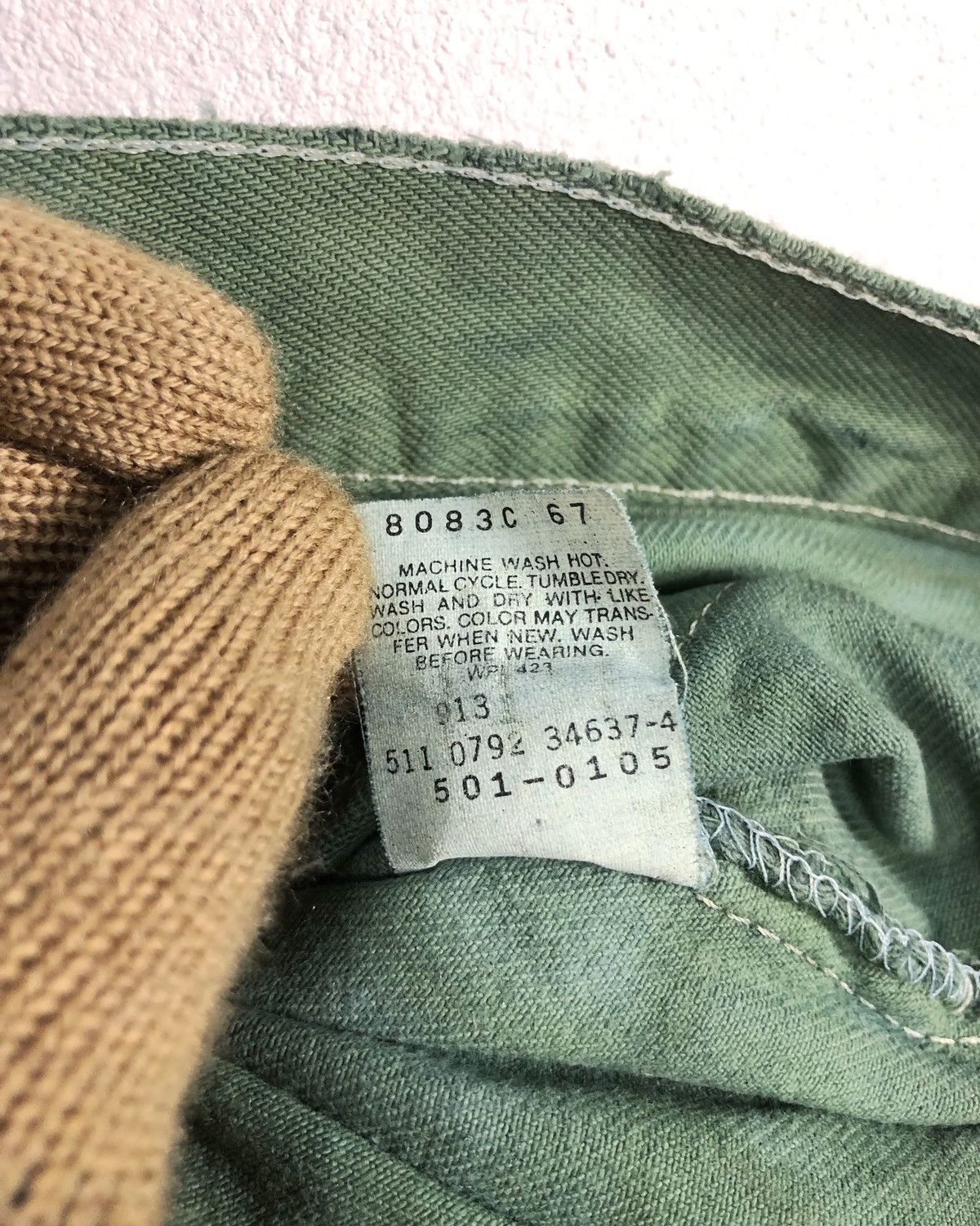 Levi's Vintage Distressed Levi's 501 X Vortex OVP Jeans Made in USA Size US 31 - 19 Thumbnail