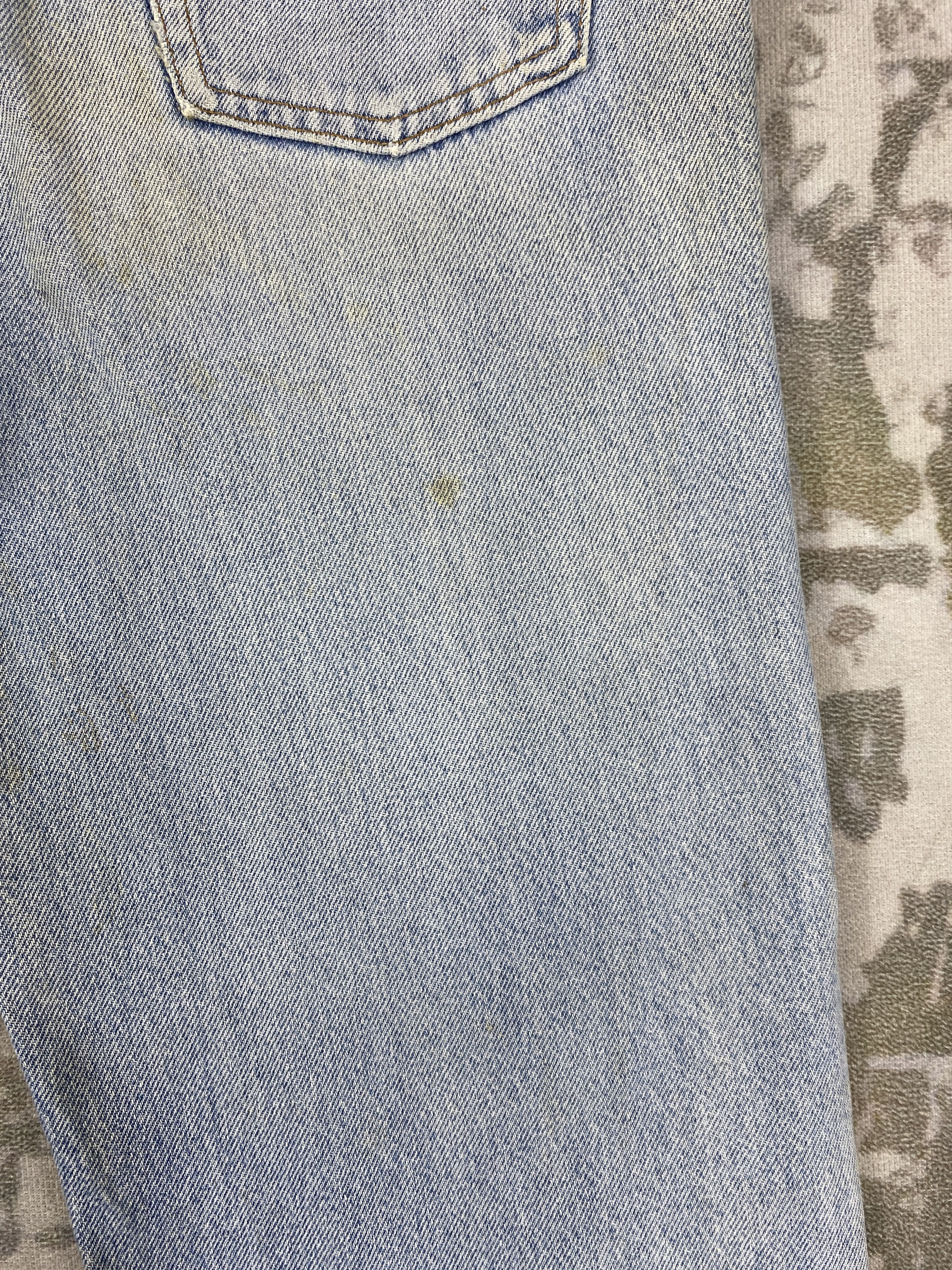 Levi's 90’s Distressed Blue Vintage Levi's 610 USA 33x29.5 JN866 Size US 33 - 13 Thumbnail
