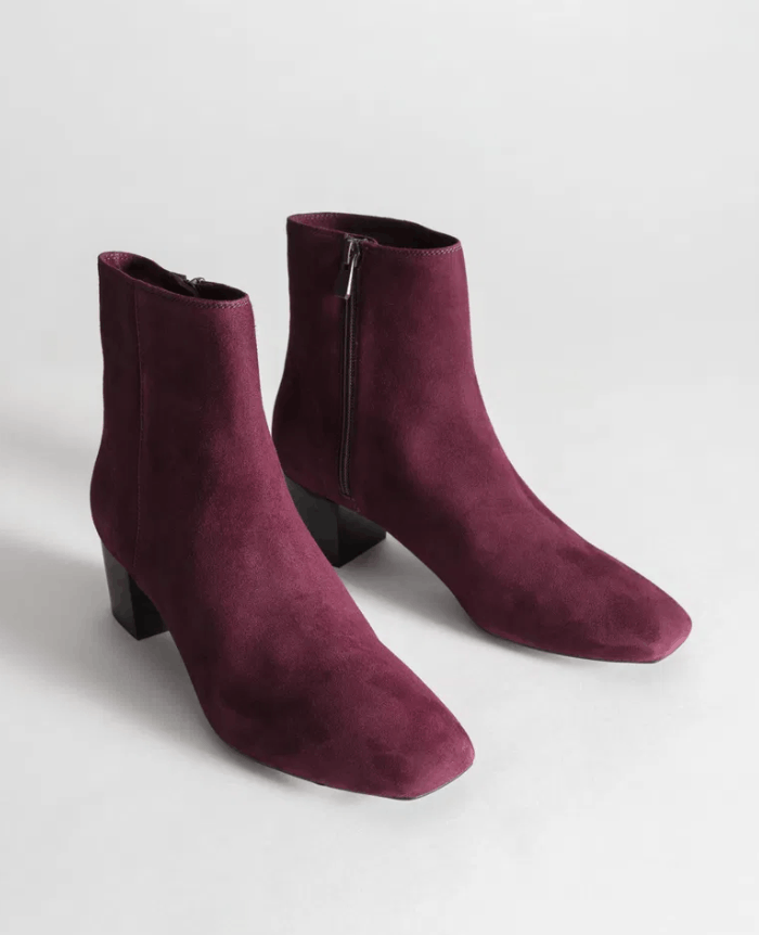 & Other Stories & Other Stories Suede Ankle Boots Boots Size US 8 / IT 38 - 1 Thumbnail