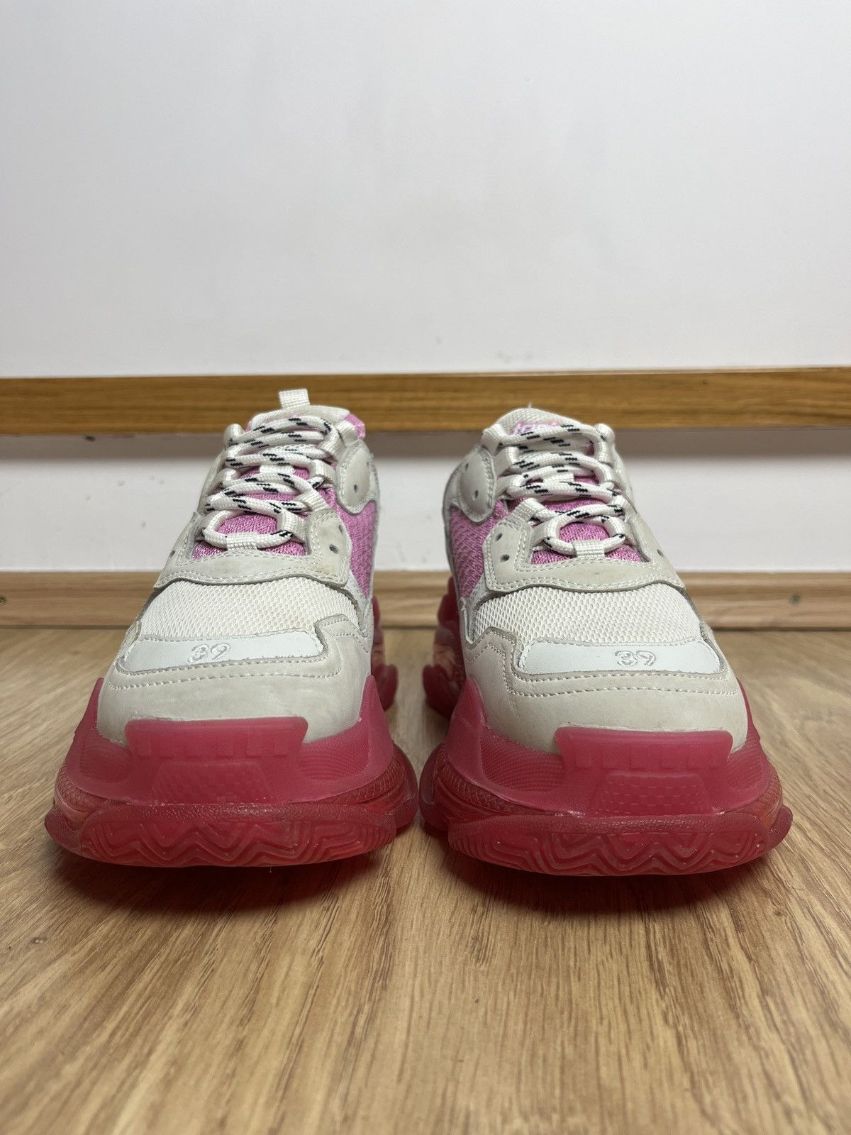 Balenciaga DDP Balenciaga Triple S Pink White Women's Sneakers Size US 9 / IT 39 - 4 Thumbnail