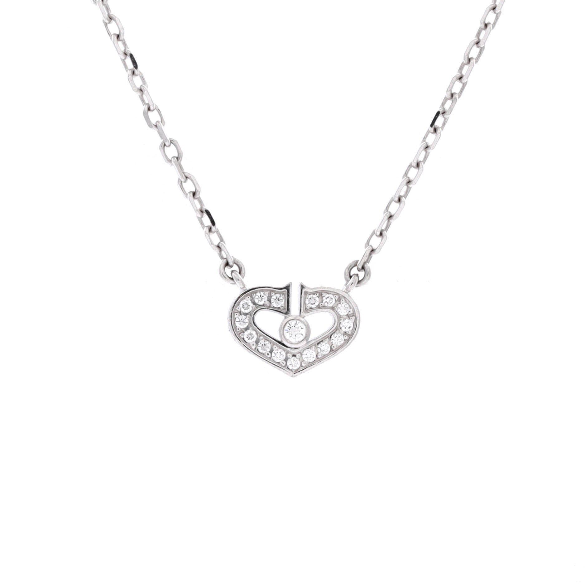 Cartier C Heart de Pendant Necklace Size ONE SIZE - 1 Thumbnail