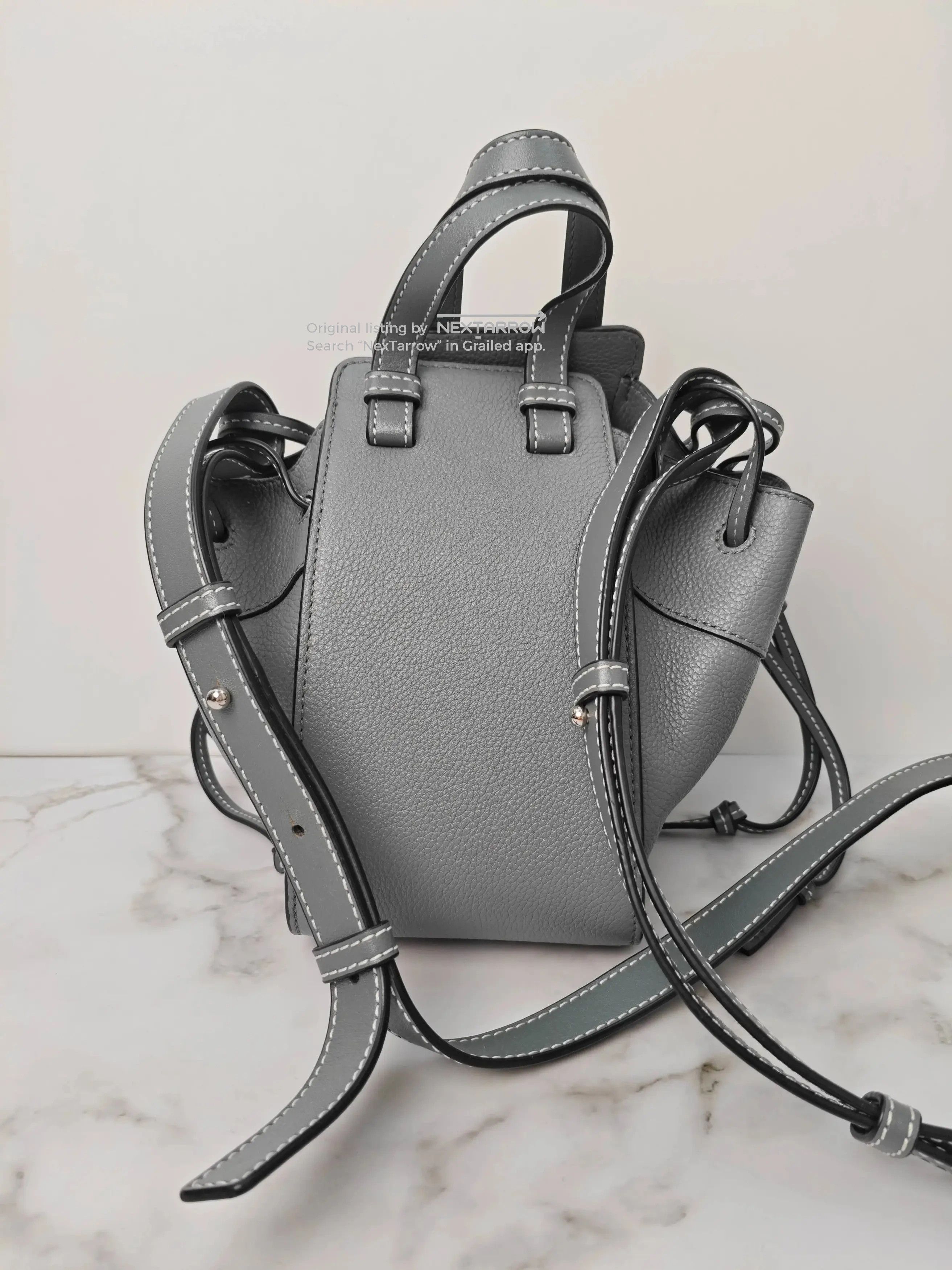 Loewe LOEWE Hammock Mini Bag Gray 16x19 Size ONE SIZE - 2 Thumbnail