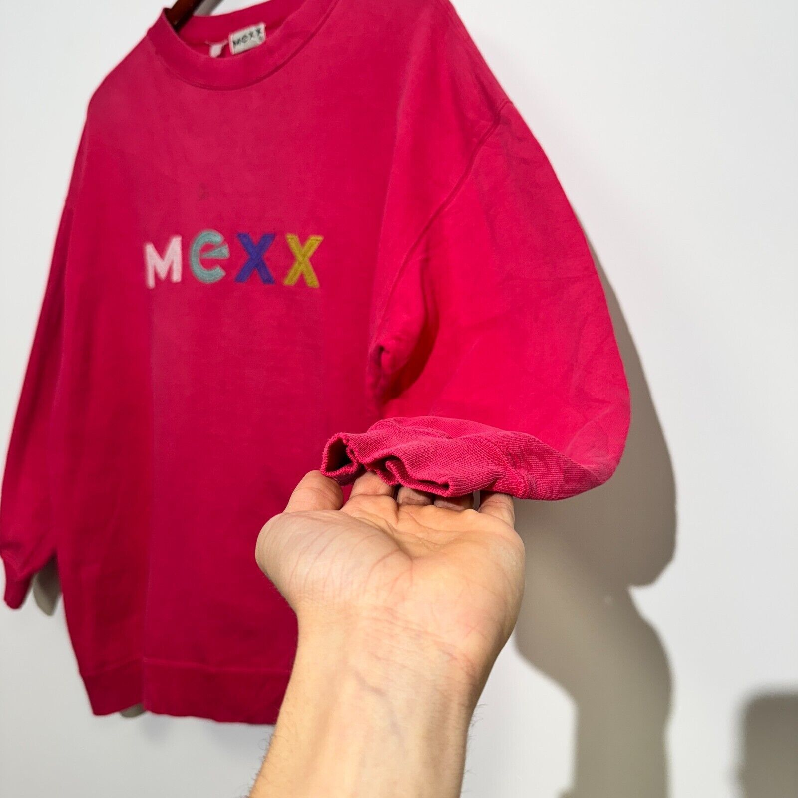 Vintage Vintage Unisex Pink Cotton Crewneck Size M Mexx 90s Y2k Size US M / EU 48-50 / 2 - 7 Thumbnail