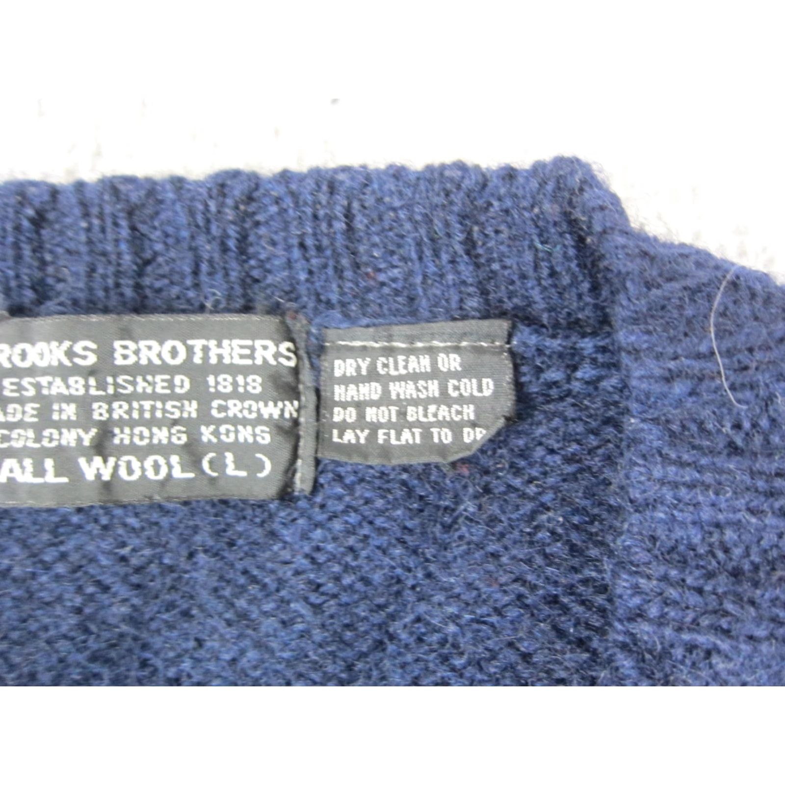 Brooks Brothers VINTAGE Brooks Brothers Sweater Vest Shirt Adult L Blue 100% Wool Argyle 80s 70s Mens Vest Classic Preppy 90s 80s Size US L / EU 52-54 / 3 - 4 Thumbnail