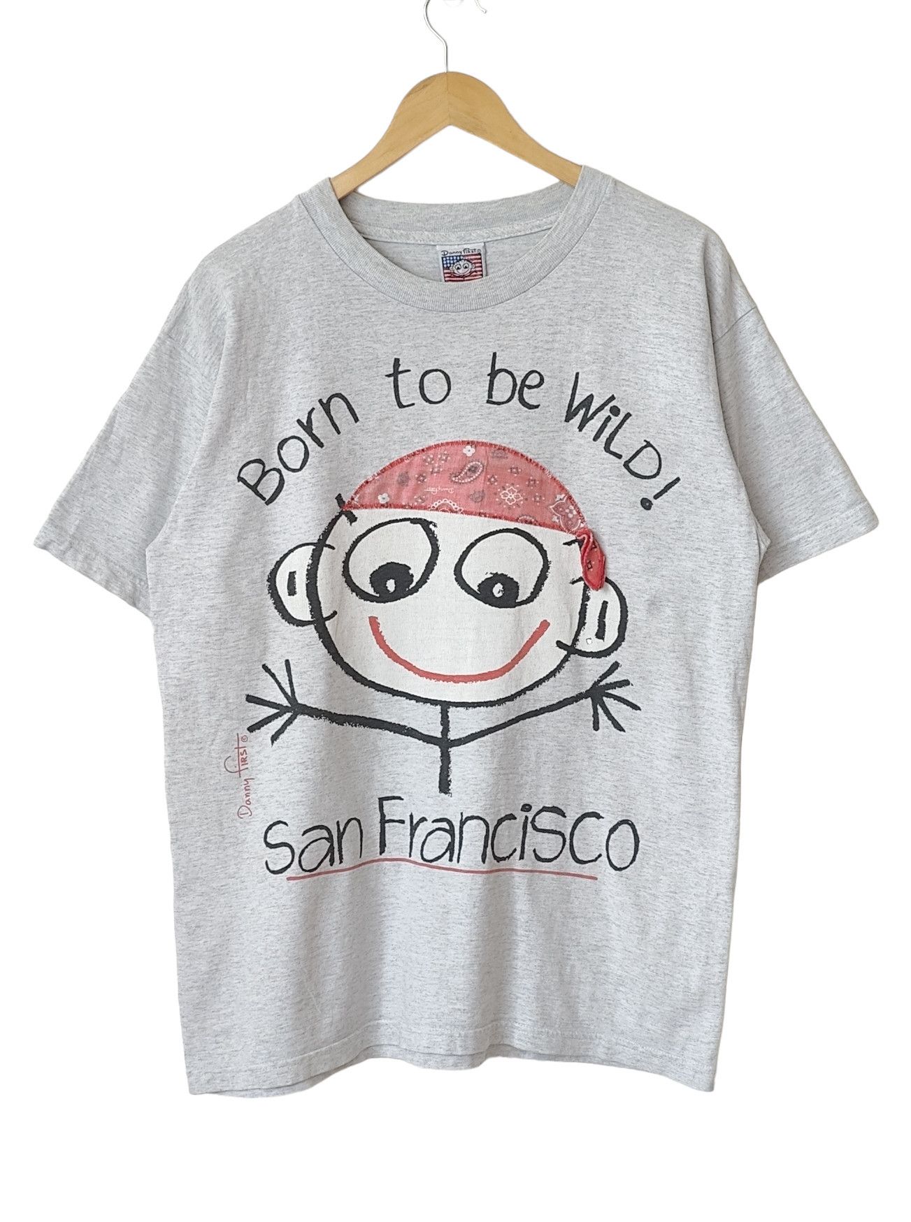 Other Danny First Born to be Wild San Francisco VTG Vintage Tshirt Size US L / EU 52-54 / 3 - 1 Thumbnail