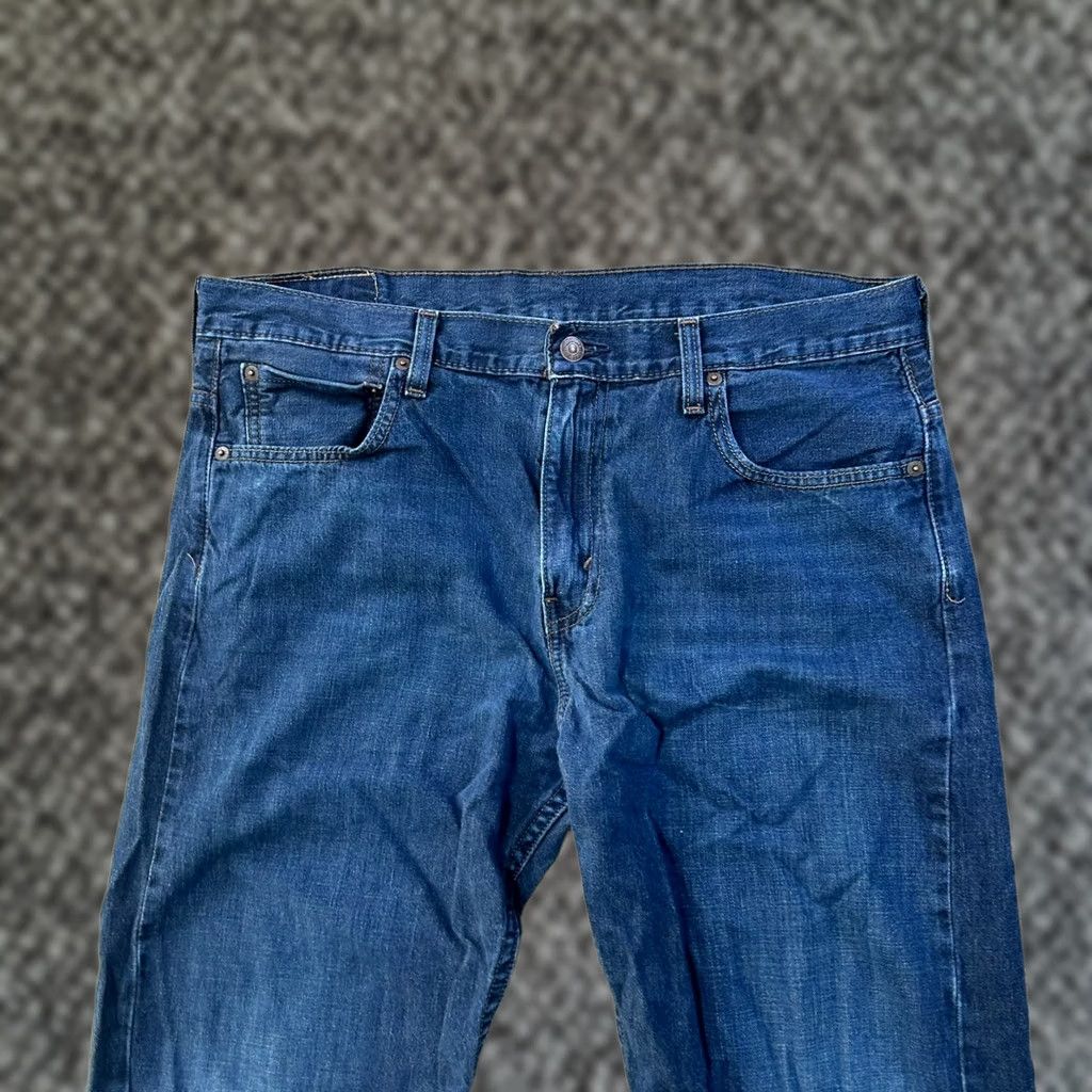 Levi's Levi's 569 Loose Straight Jeans Mens 34x30 Denim Blue Distressed 5-Pocket Belt Loops Baggy Casual Size US 34 / EU 50 - 1 Thumbnail