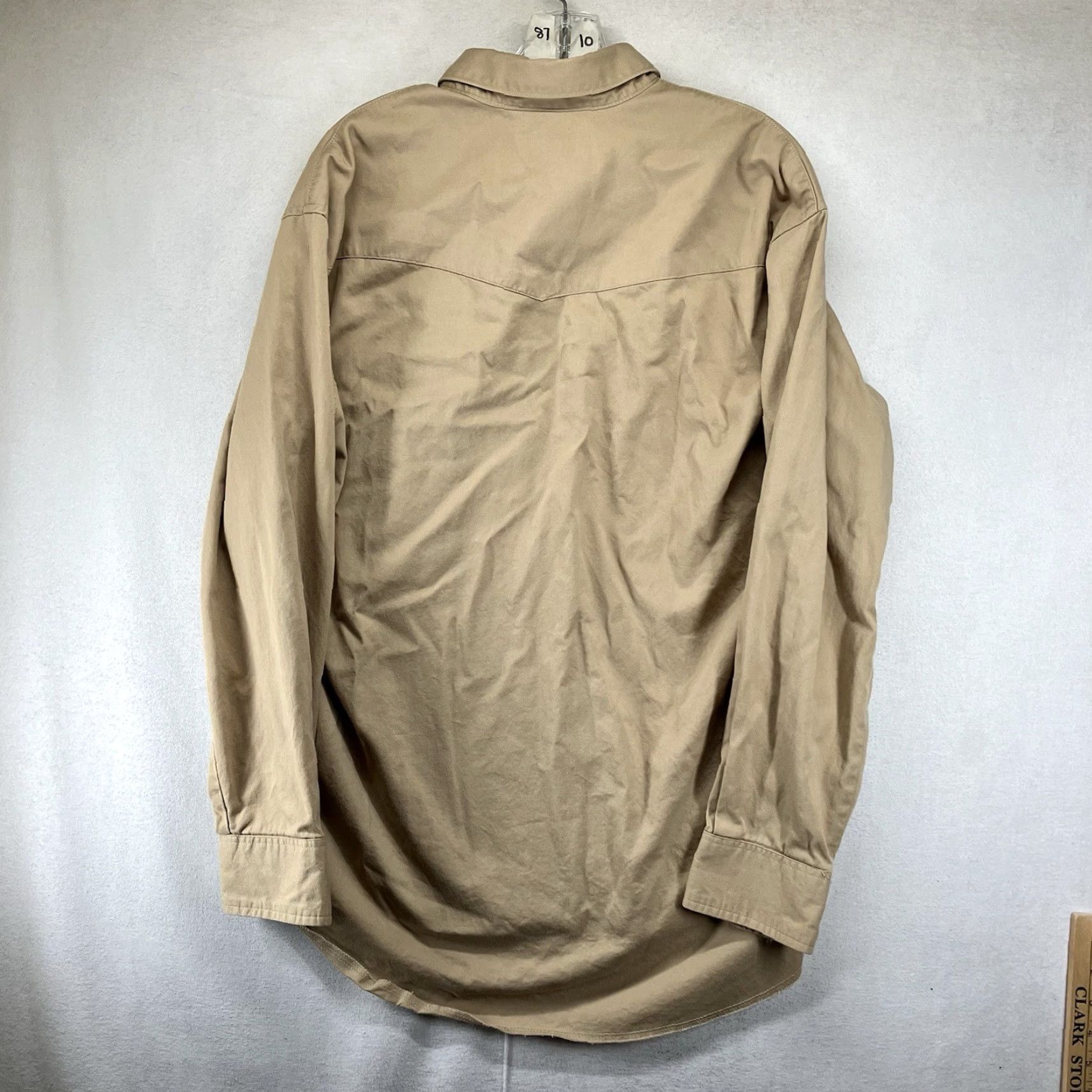 Wrangler Vintage Wrangler Western Shirt Mens Medium Solid Brown 90s Cowboy Casual Workwear Size US M / EU 48-50 / 2 - 2 Thumbnail