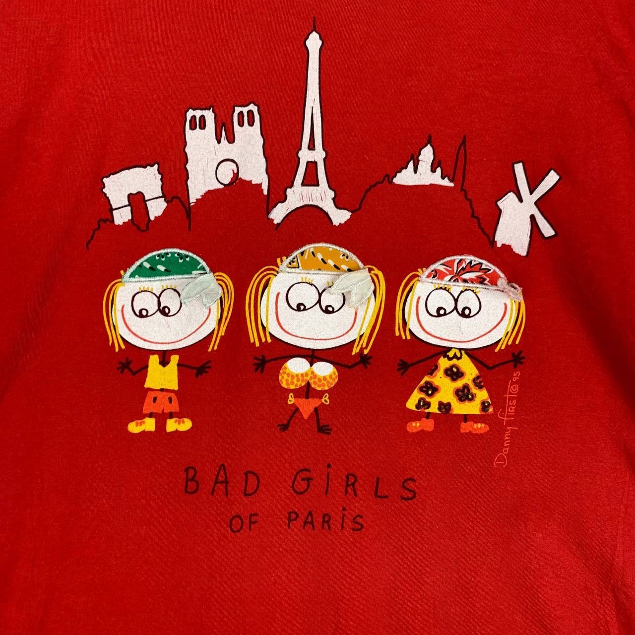 Designer × Vintage Vintage T-Shirt Danny First Bad Girls of Paris 1995 size S Size US S / EU 44-46 / 1 - 2 Thumbnail