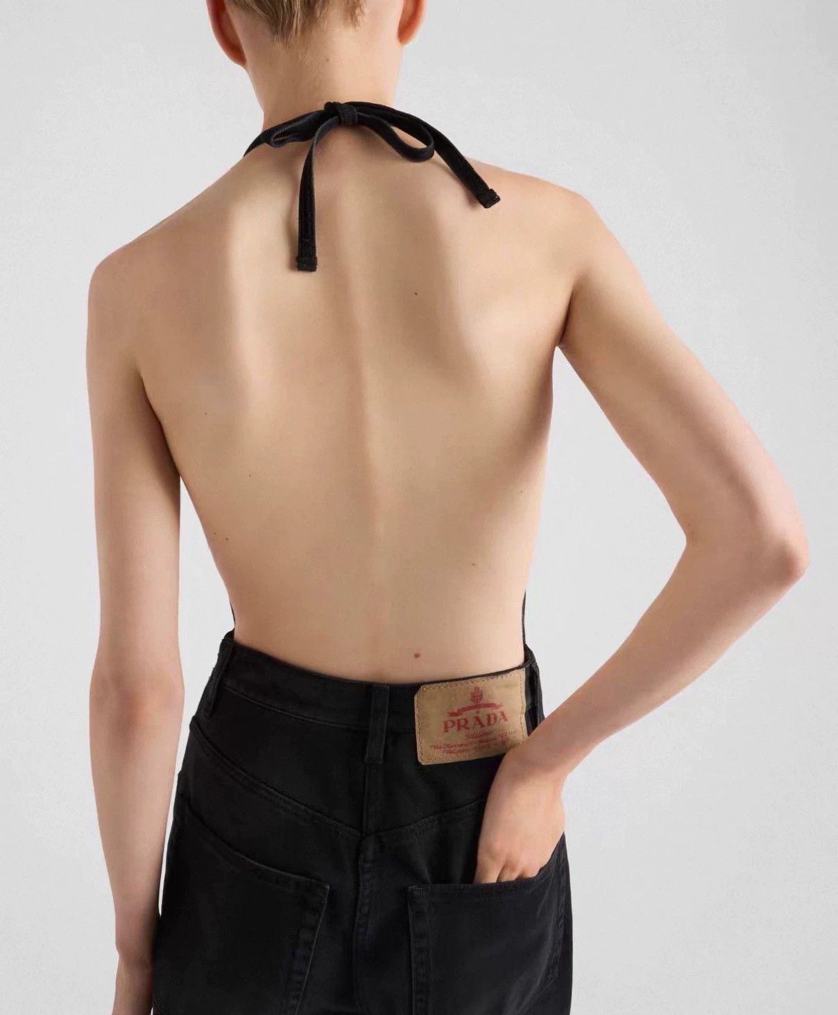 Prada Prada 99 New Black Cami Pants 36 Size 25" / US 0 / IT 36 - 7 Thumbnail