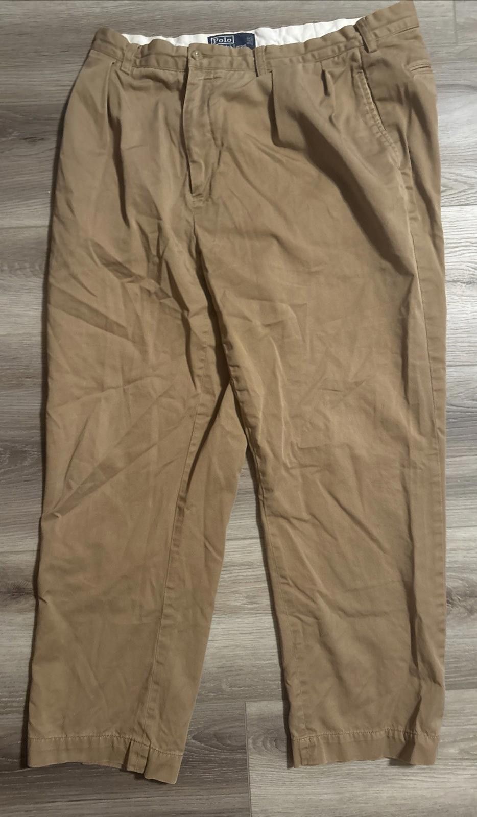 Polo Ralph Lauren Polo Ralph Lauren Andrew Chino Pants Mens 38x30 Brown Size US 38 / EU 54 - 1 Thumbnail