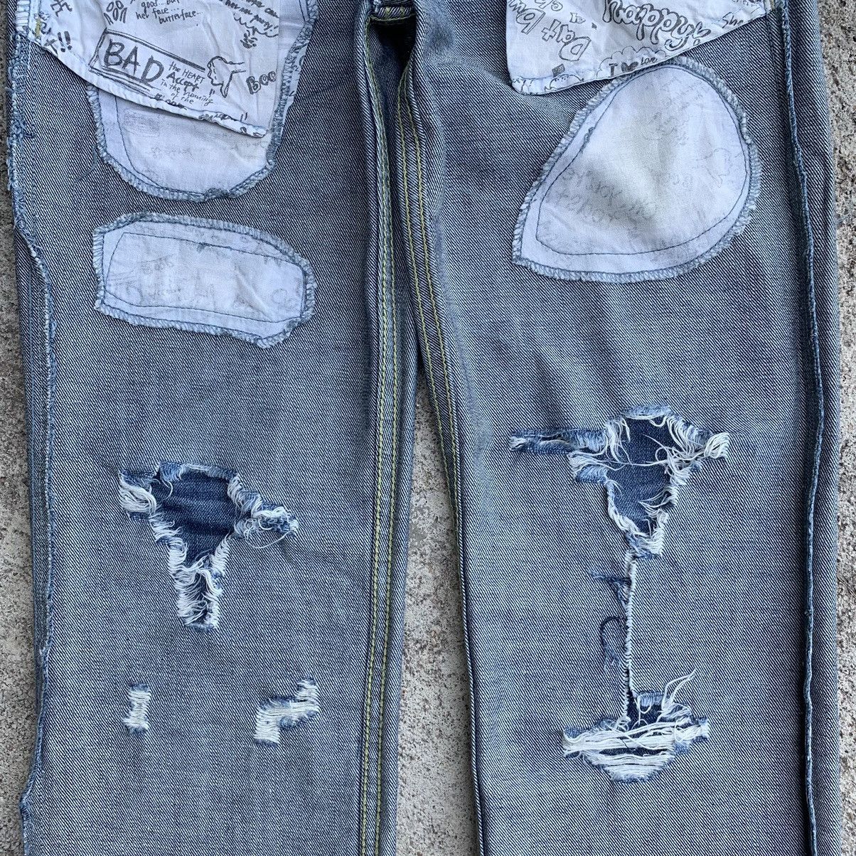 Japanese Brand Vintage Y2K Japan Ripped Distressed Denim Jeans W30 Size US 30 / EU 46 - 17 Thumbnail