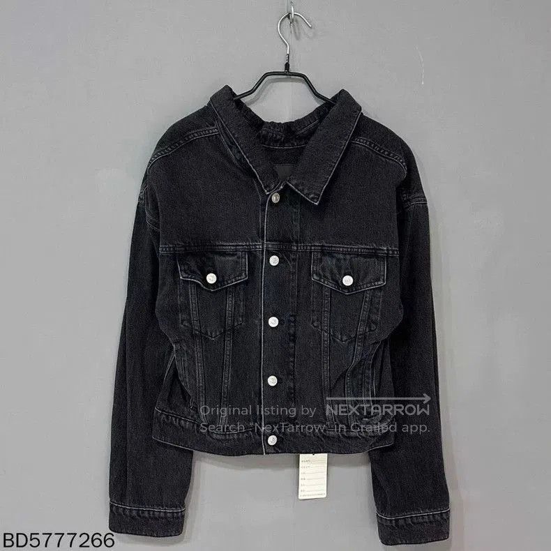 Balenciaga Balenciaga Black Denim Jacket . Size XS / US 0-2 / IT 36-38 - 1 Thumbnail