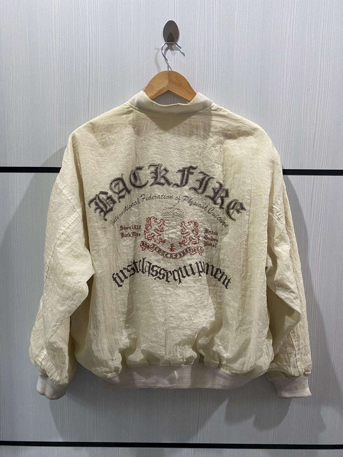 Japanese Brand × Vintage Vintage Back Fire Bomber Jacket Size US M / EU 48-50 / 2 - 1 Thumbnail
