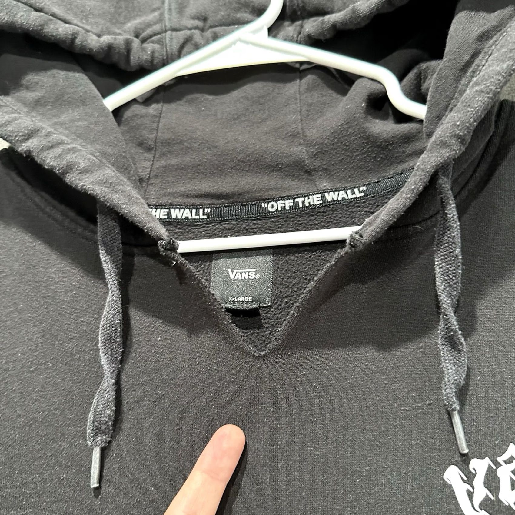 Vans VANS Hoodie Mens XL Black Dark Times Skull Pullover Hooded Women's? Size US XL / EU 56 / 4 - 6 Thumbnail