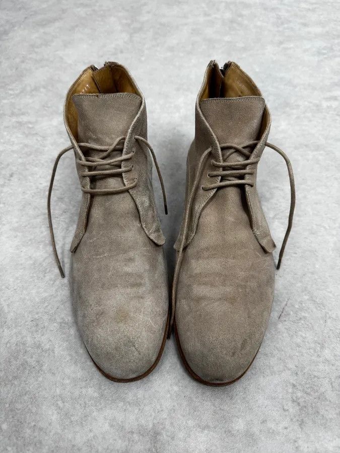 Dior 2000s Dior Beige Suede Leather Boots Size US 10 / EU 43 - 2 Thumbnail