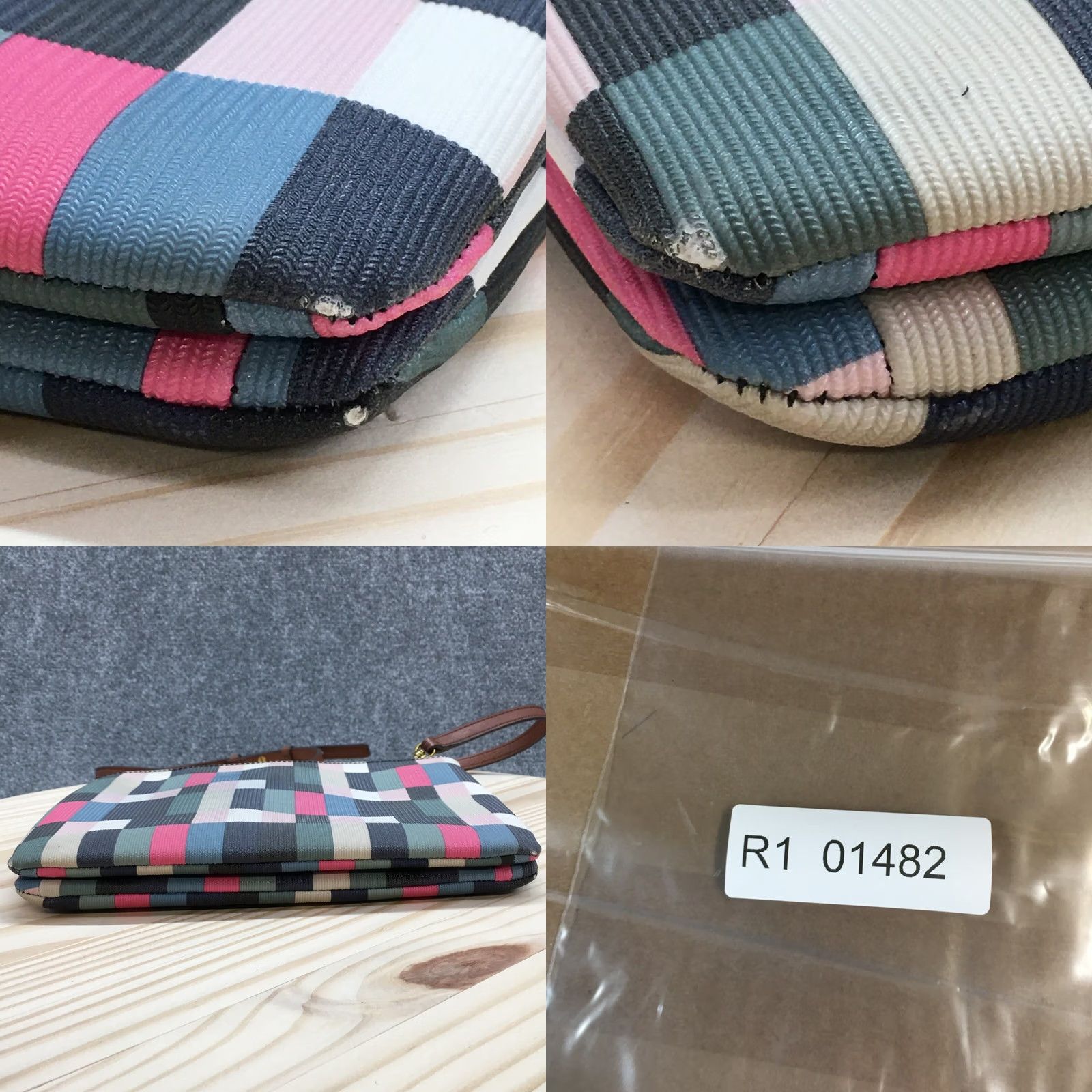 Fossil Fossil Devon Crossbody Bag Multicolor Colorblock Dual Zip Compartment Small Women's Crossbody Bag Size ONE SIZE - 10 Thumbnail