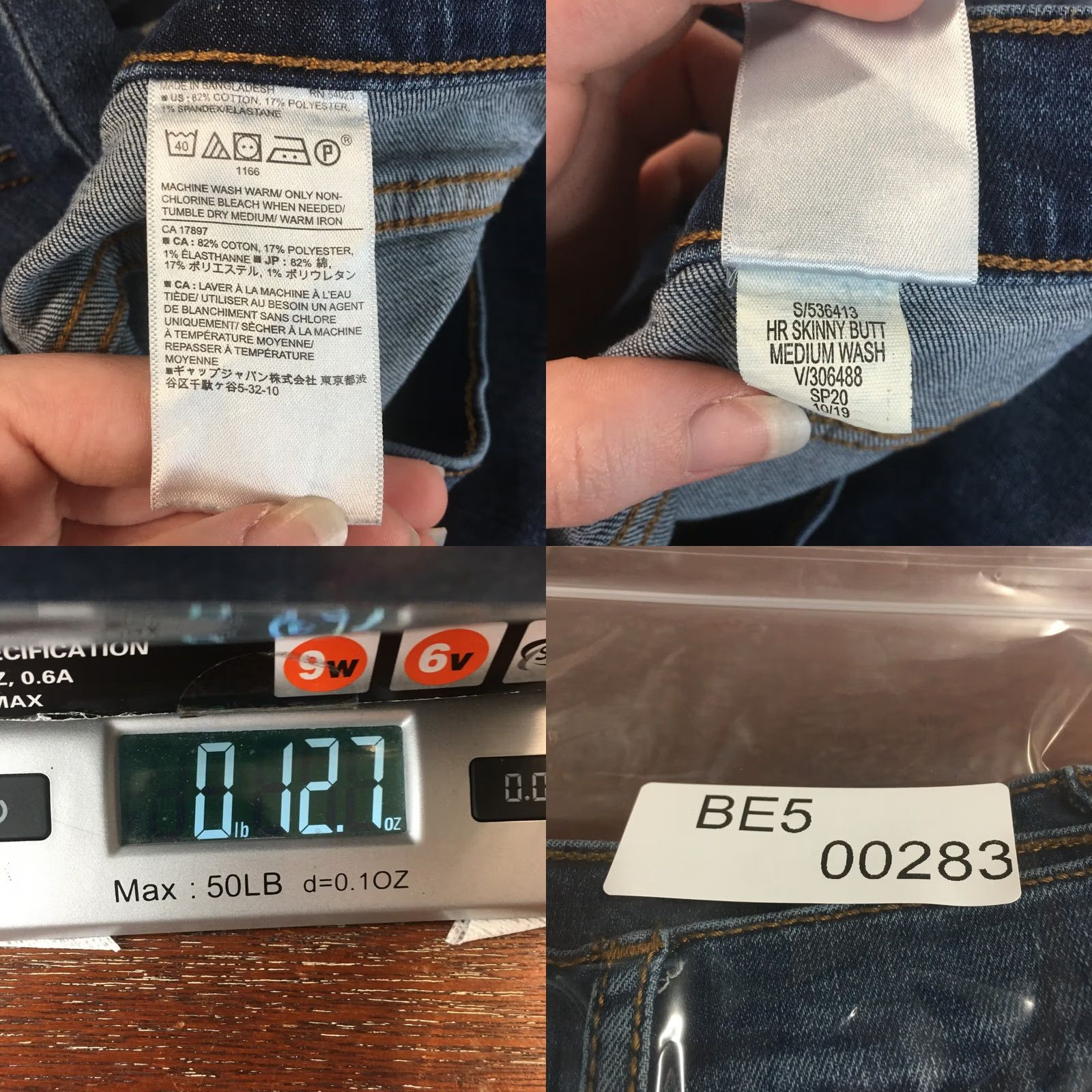 Banana Republic Banana Republic Skinny Jeans Womens 00P Blue Denim Button Fly Size 24" / US 00 / IT 34 - 10 Thumbnail