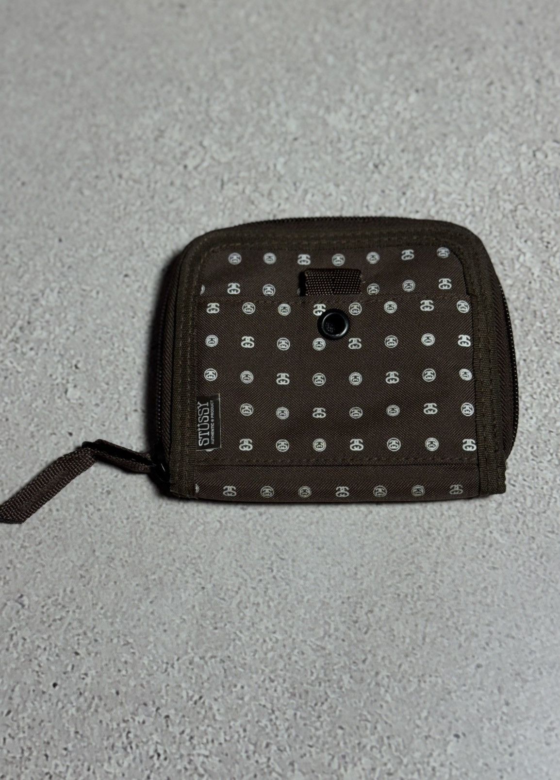 Stussy Vintage Stussy Monogram Print Zip Bifold Wallet Rare Y2K Size ONE SIZE - 3 Thumbnail