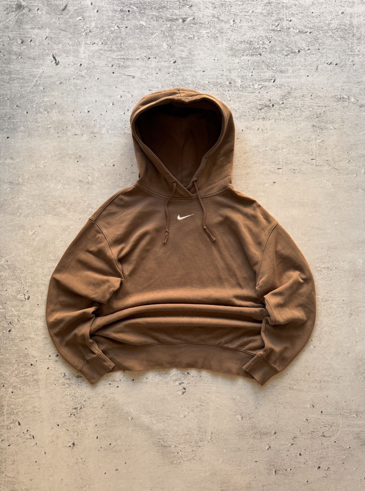 Nike × Vintage NIKE VINTAGE CENTER LOGO OVERSIZE BOXY HOODIE Size US S / EU 44-46 / 1 - 1 Thumbnail