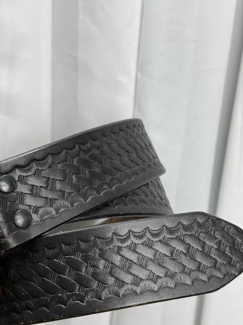 Number (N)ine Number (N)ine Star Woven Leather Belt Size ONE SIZE - 3 Thumbnail