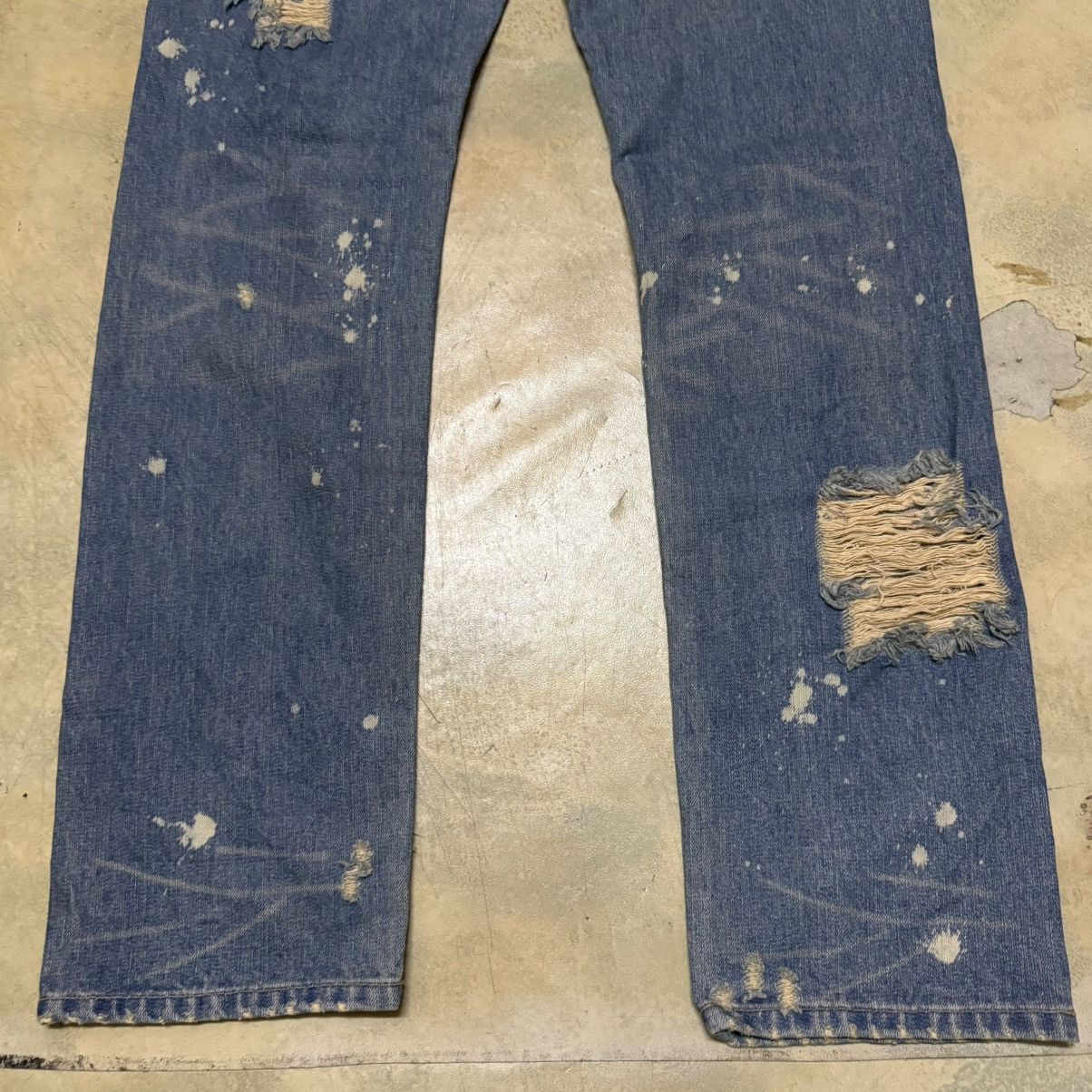 Japanese Brand Japanese Brand Distressed Denim Jeans Size US 32 / EU 48 - 15 Thumbnail