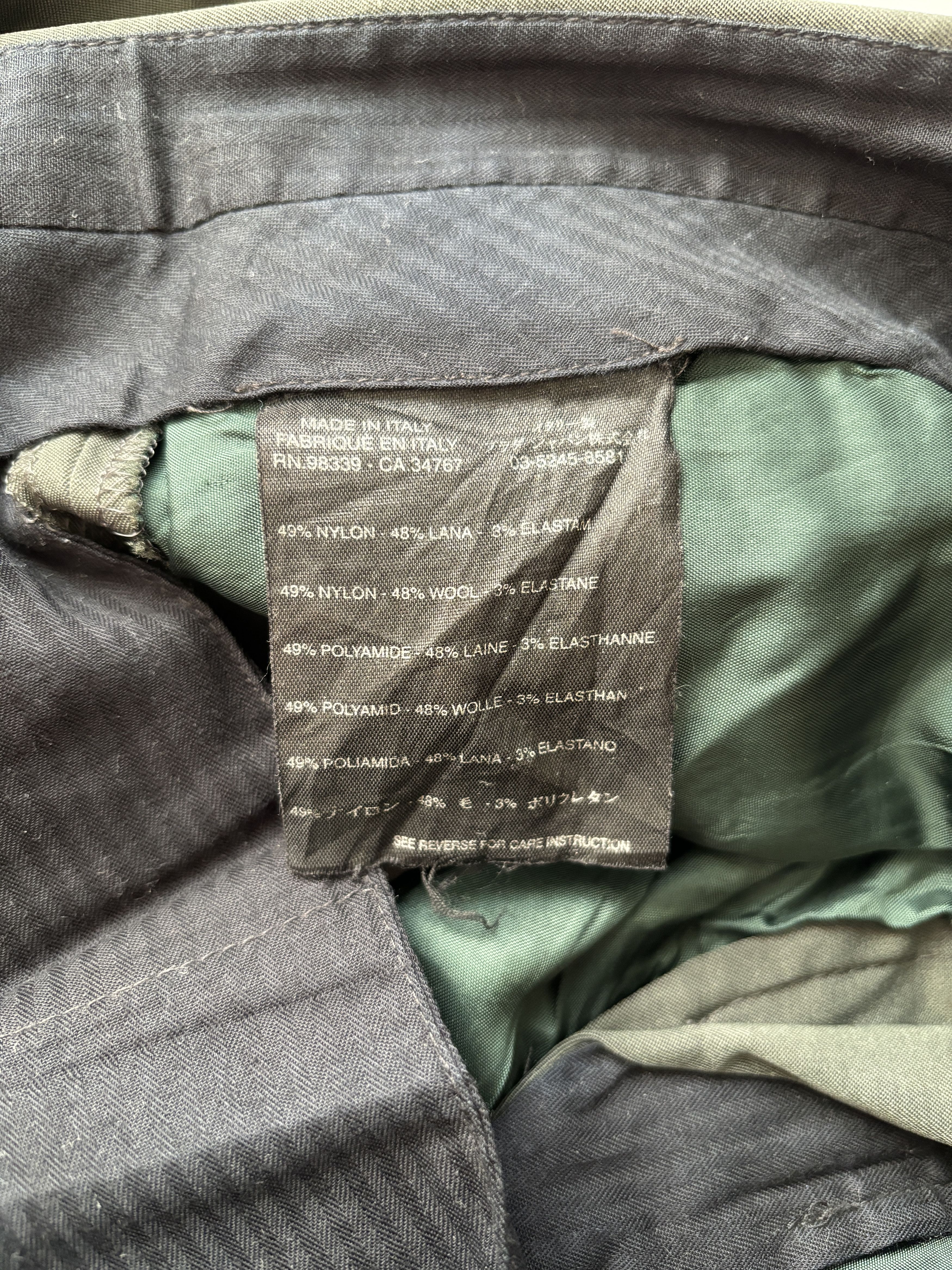 Prada ⚡️QUICK SALE⚡️Early 2000's Prada Olive Green Pants Trousers Size US 32 / EU 48 - 4 Thumbnail
