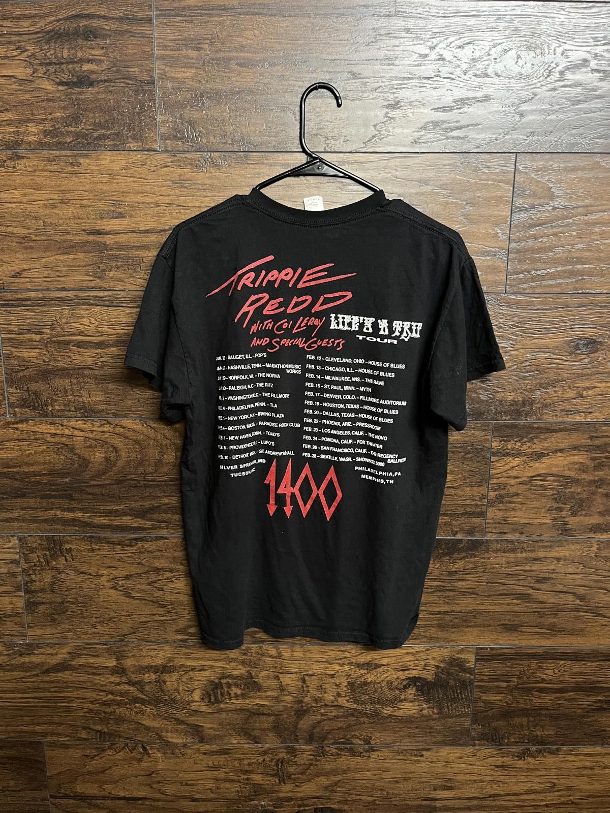 Designer Trippie Redd T-shirt Life's a Trip Tour Shirt Concert - M Size US M / EU 48-50 / 2 - 2 Thumbnail