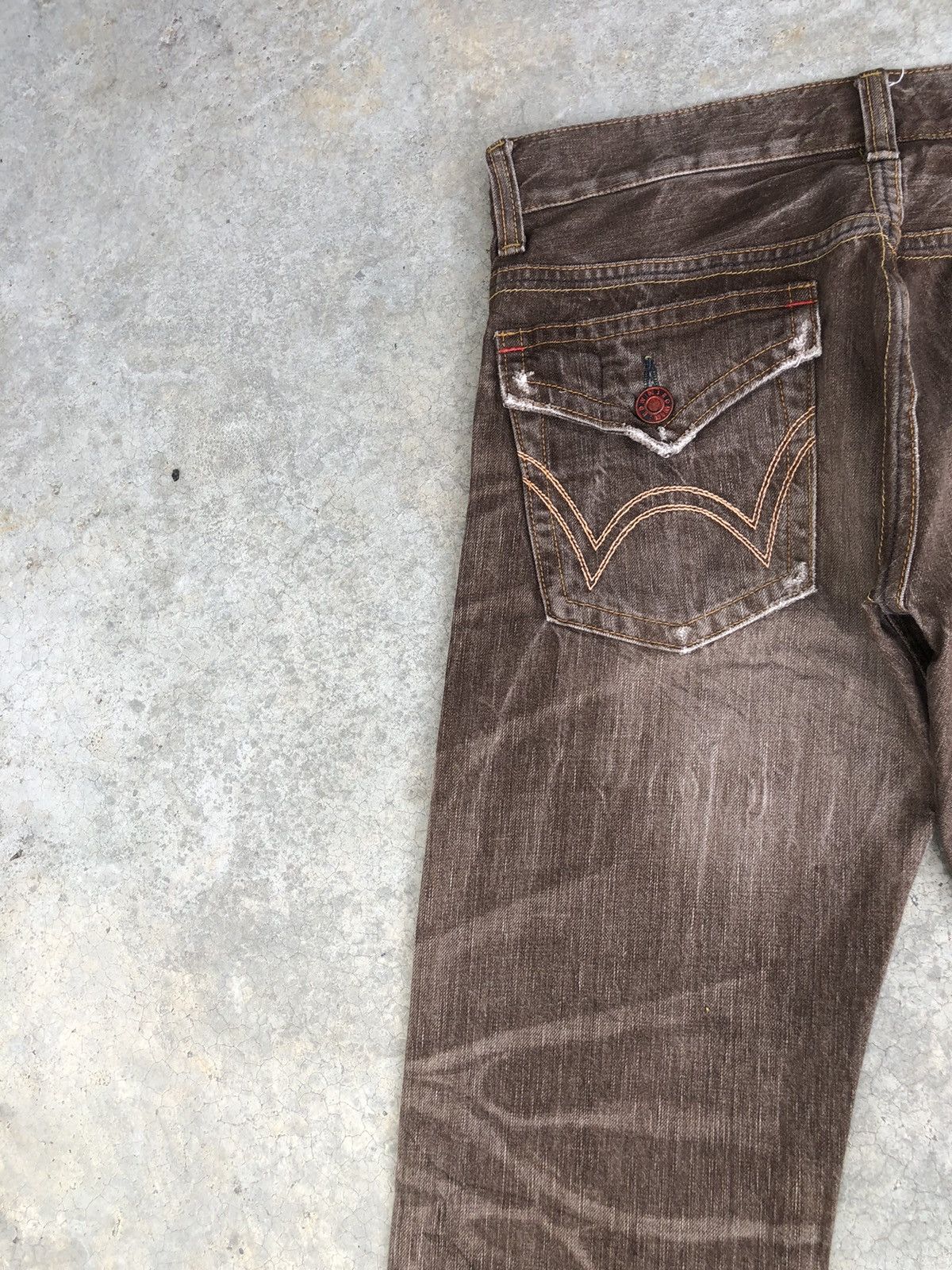 Edwin Japanese Edwin Flared Jeans Distressed Jeans Size US 32 / EU 48 - 9 Thumbnail