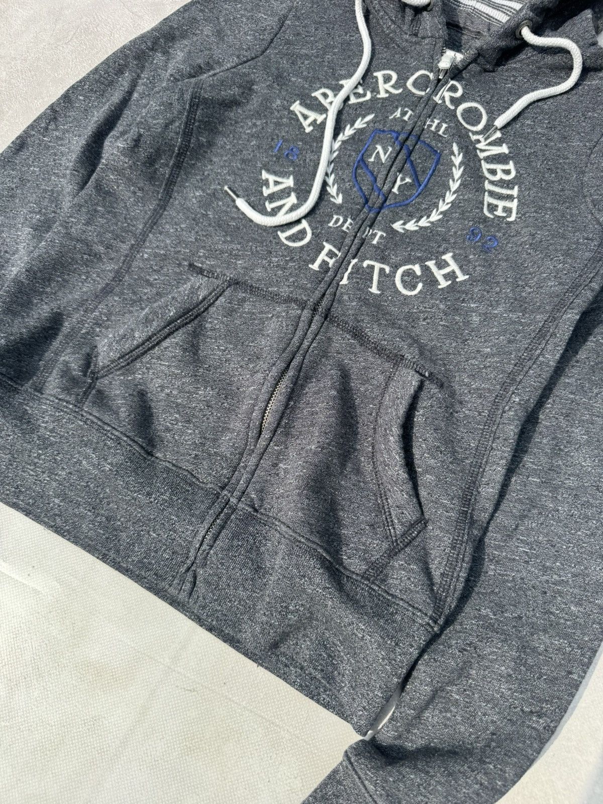 Abercrombie & Fitch Vintage Abercrombie Fitch Y2k Zip Hoodie Size S / US 4 / IT 40 - 6 Thumbnail