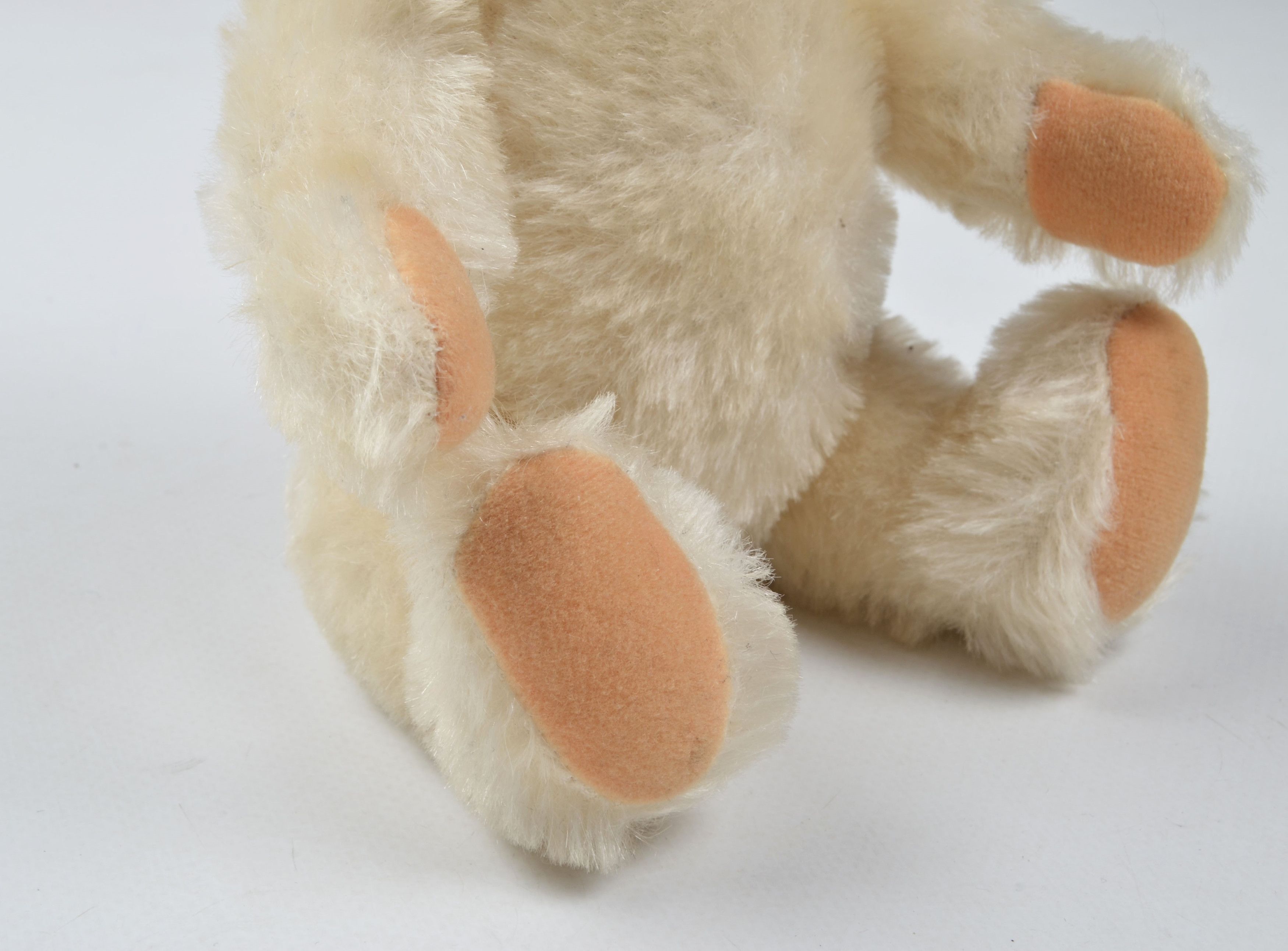 Vintage Vintage Steiff Cream Cute Wool Blend Teddy Bear Size ONE SIZE - 7 Thumbnail