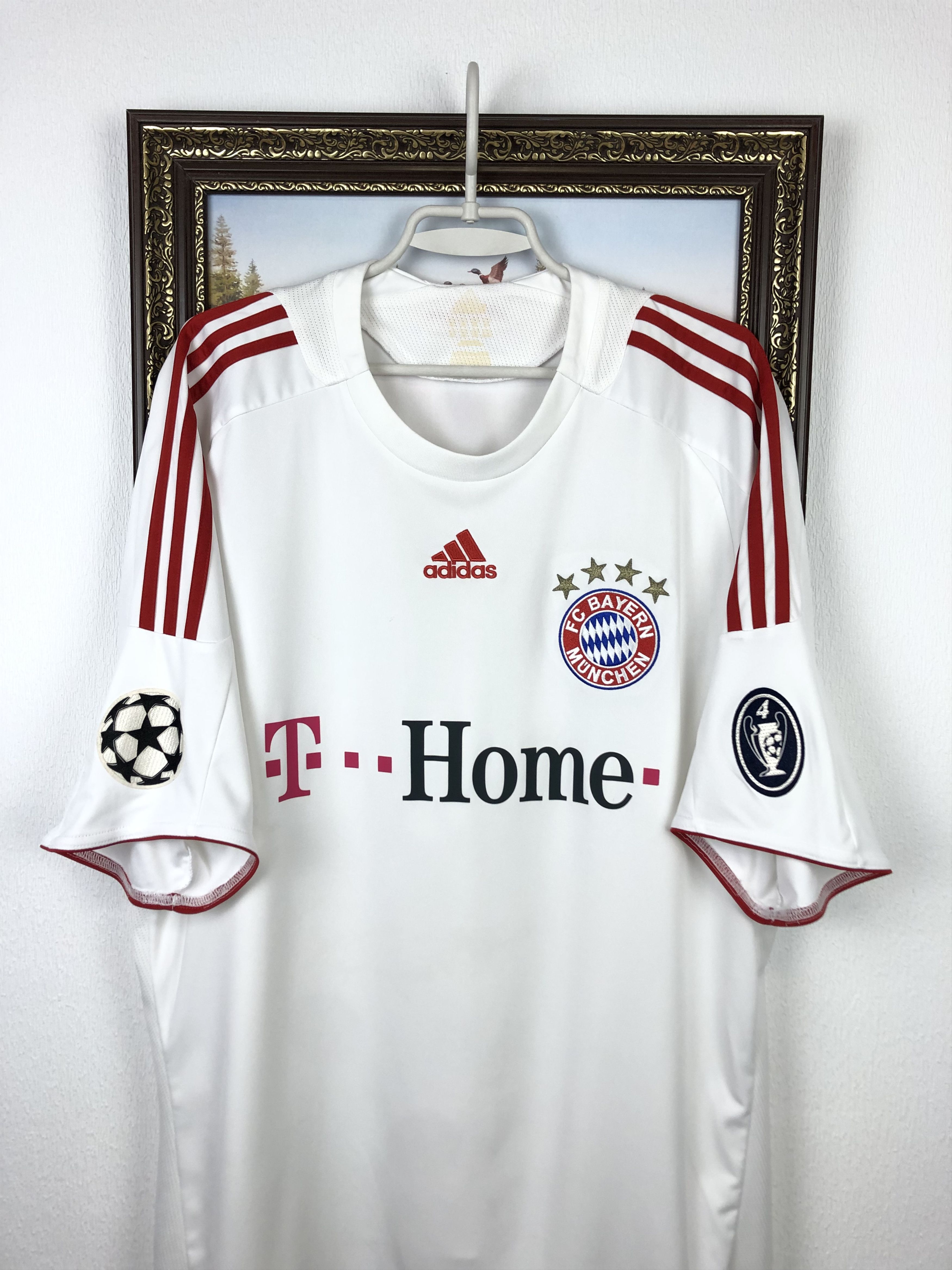 Adidas Bayern Munich football shirt 2008 Soccer Adidas Tee Hype Size US XXL / EU 58 / 5 - 2 Thumbnail