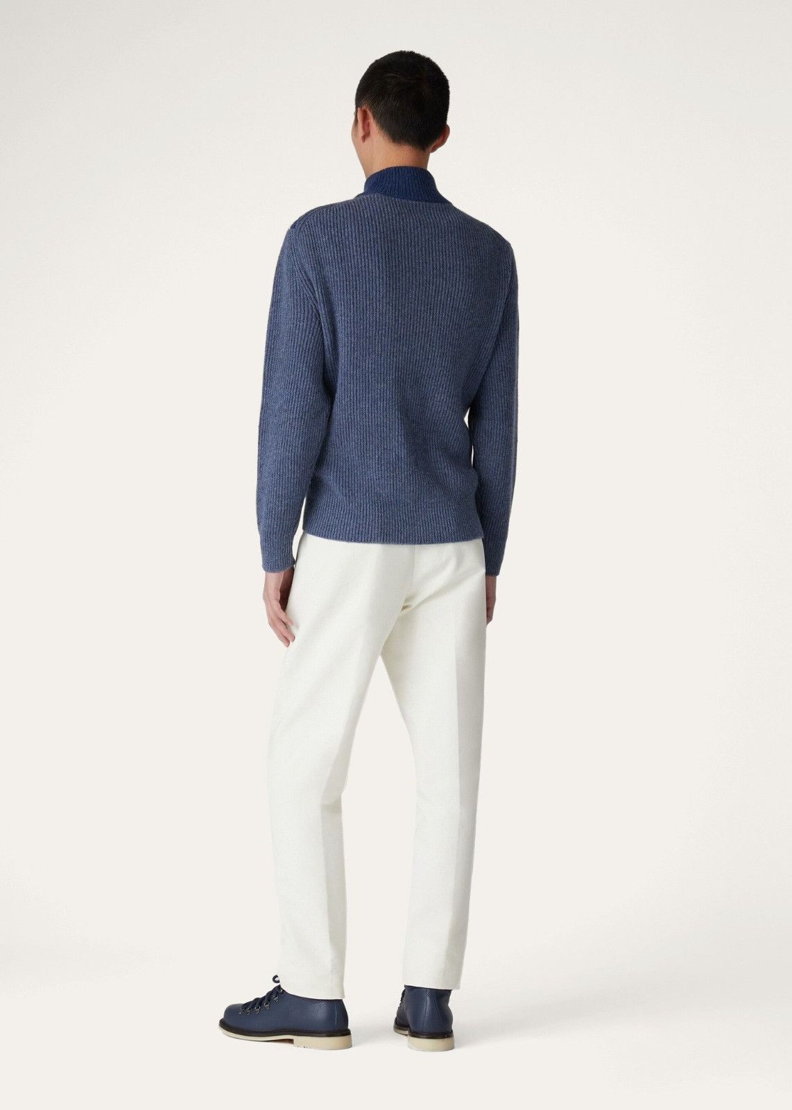 Loro Piana o1srvl11e1224 Mezzocollo Half Zip Sweater in Multicolor Size US M / EU 48-50 / 2 - 5 Thumbnail