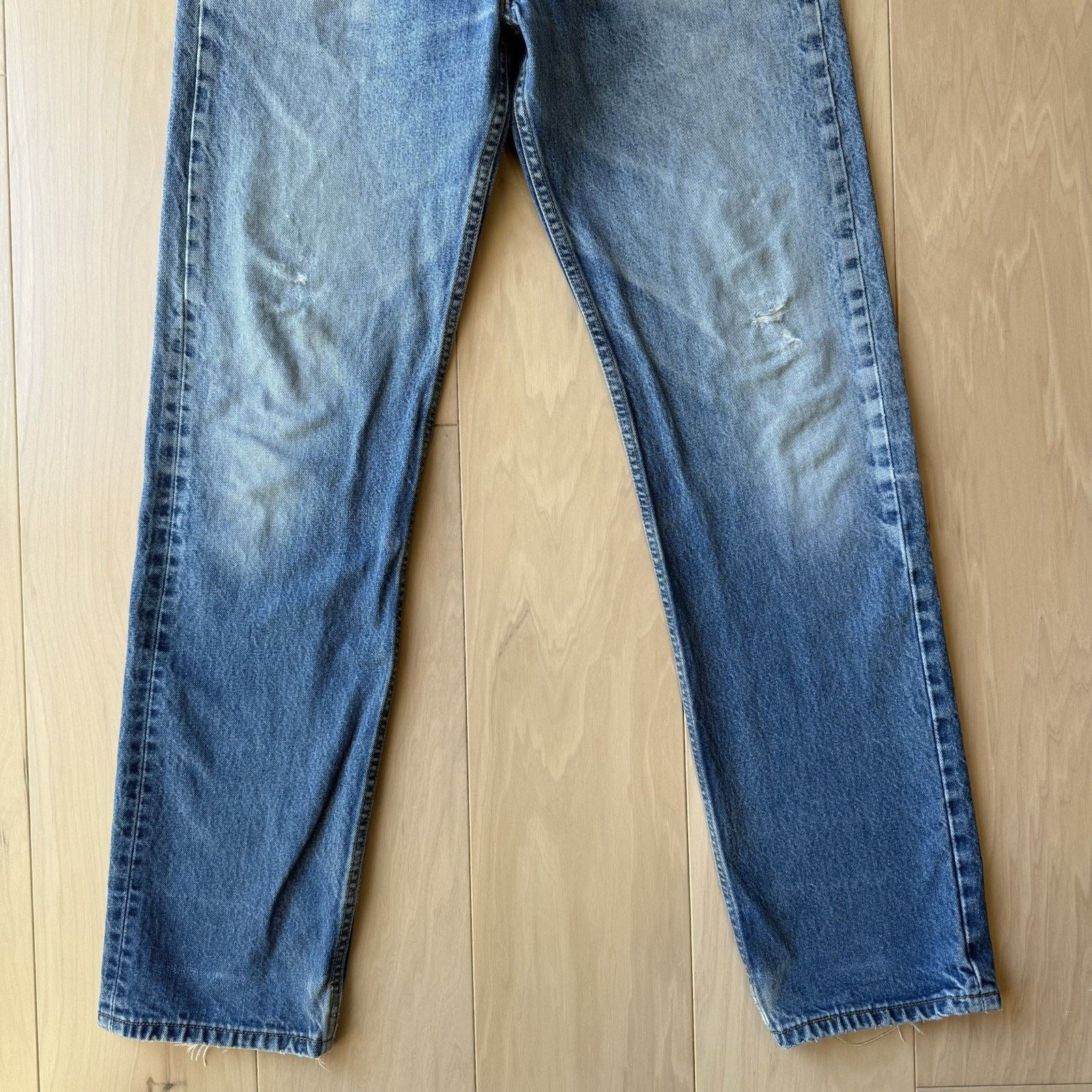 Levi's × Vintage Vintage Levis 501 Jeans 34 Blue Straight Leg Denim USA Size US 34 / EU 50 - 4 Thumbnail