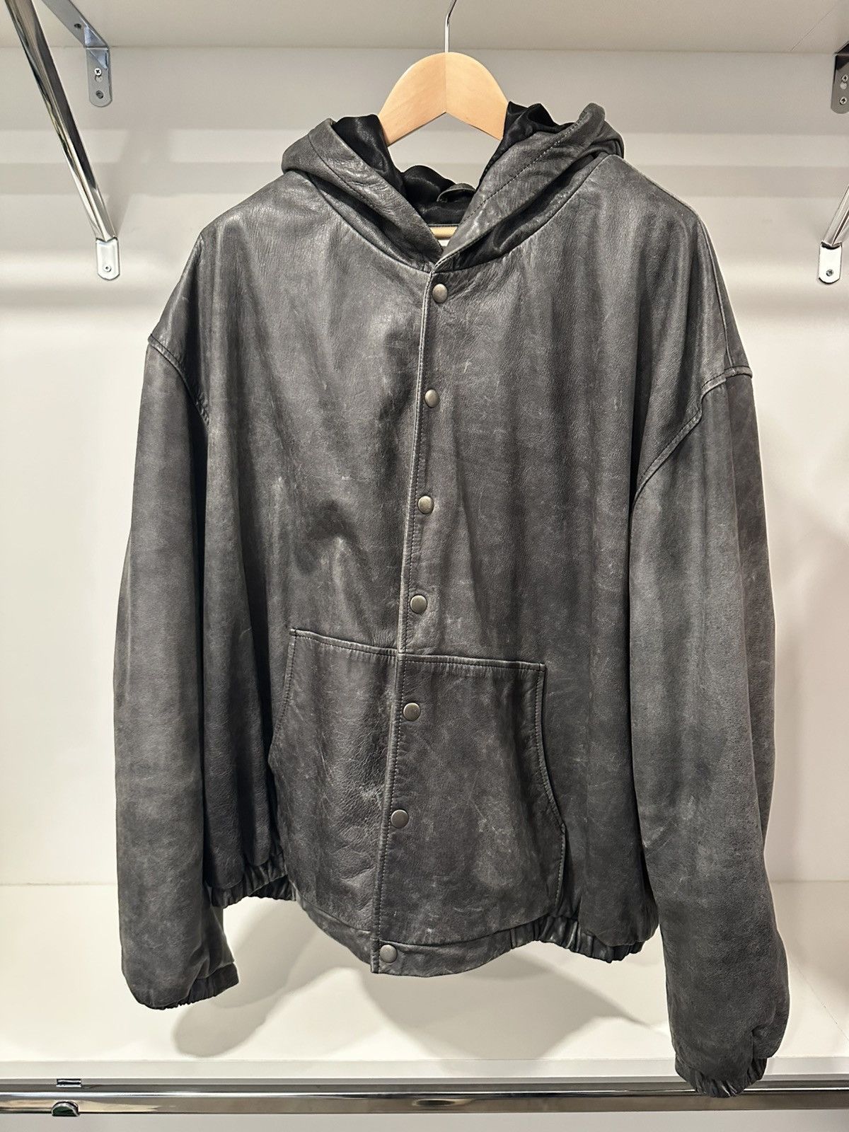 Other Found Leather Jacket Hoodie Size US L / EU 52-54 / 3 - 1 Thumbnail