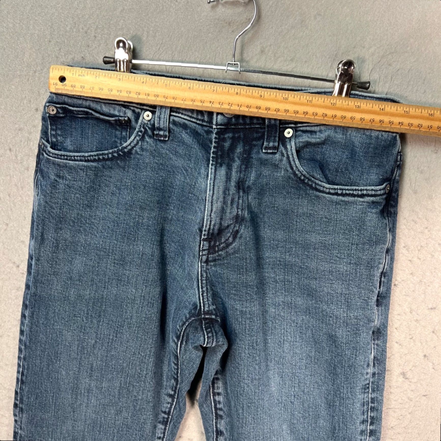 Madewell Madewell Jeans Slim 30 x 30 Denim Blue Cotton Blend 5-Pocket Mens Size US 30 / EU 46 - 6 Thumbnail