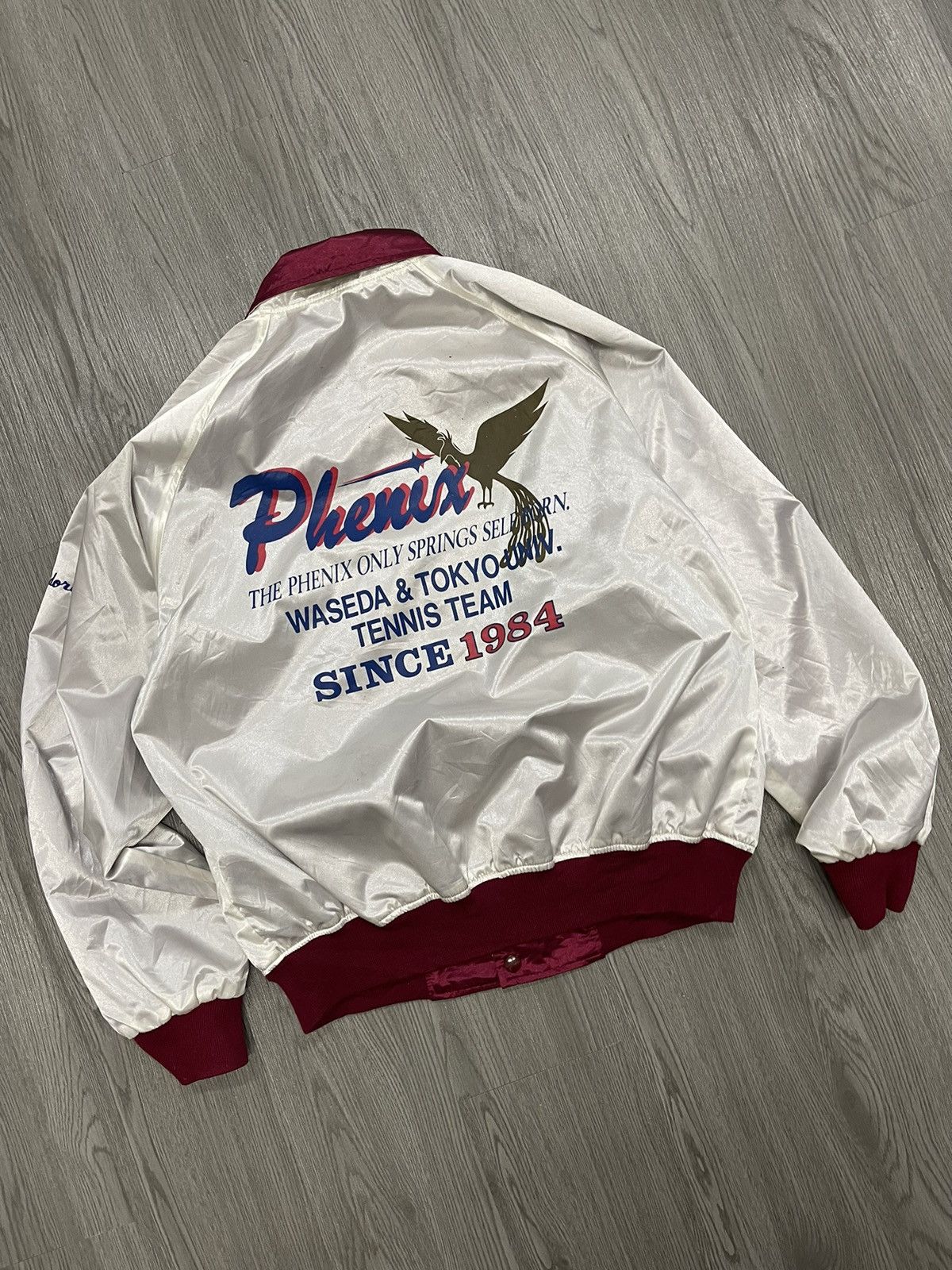 Japanese Brand × Vintage Vintage Reversible Village Stone Phenix Tennis Japan Jacket Size US M / EU 48-50 / 2 - 11 Thumbnail