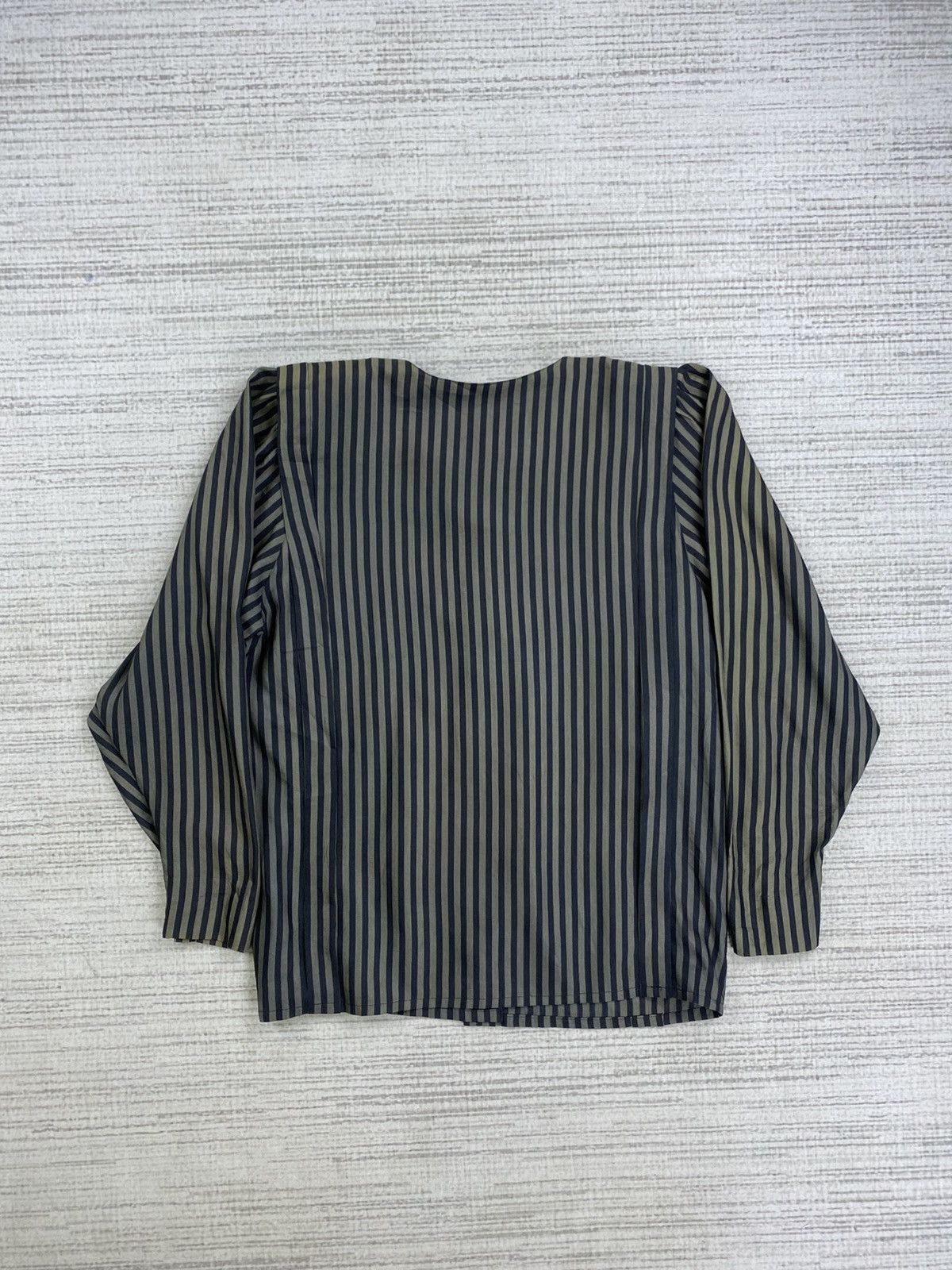 Christian Dior Monsieur × Vintage Vintage Christian Dior Pret-A-Porter Striped Blouse Size M / US 6-8 / IT 42-44 - 2 Thumbnail