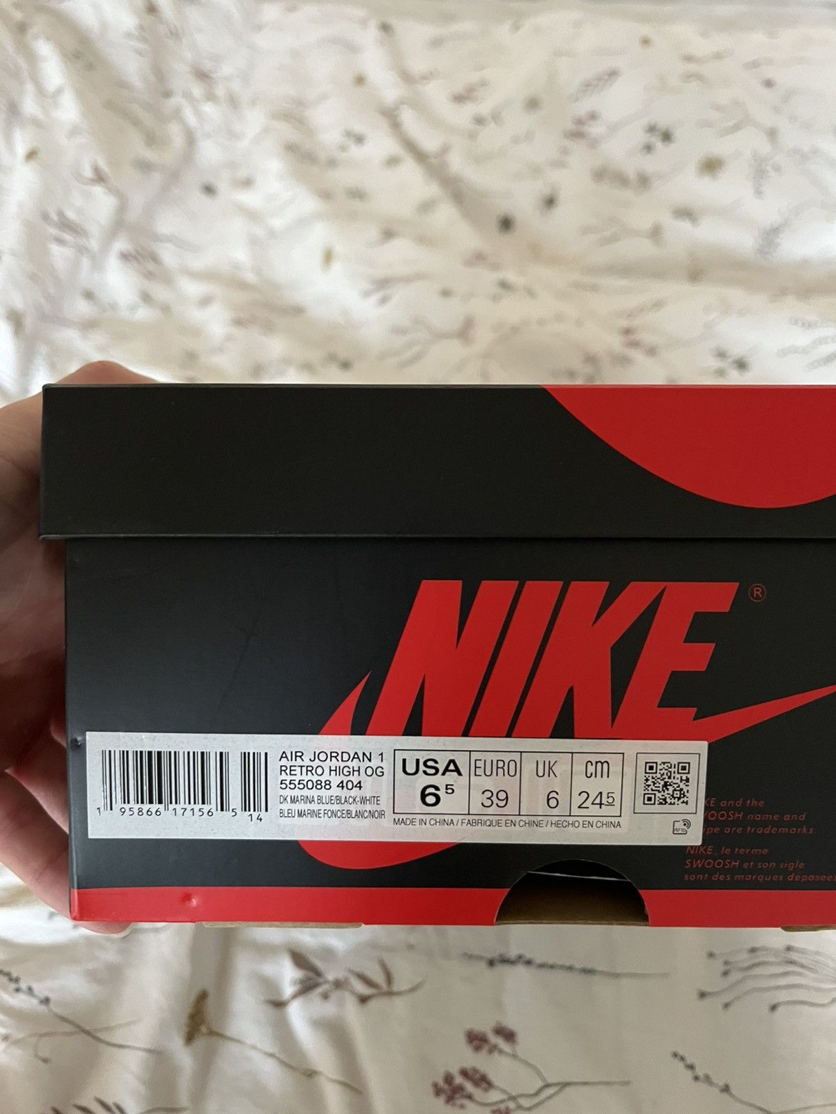 Nike Jordan 1 high marine blue🪼 Size US 8 / IT 38 - 8 Thumbnail