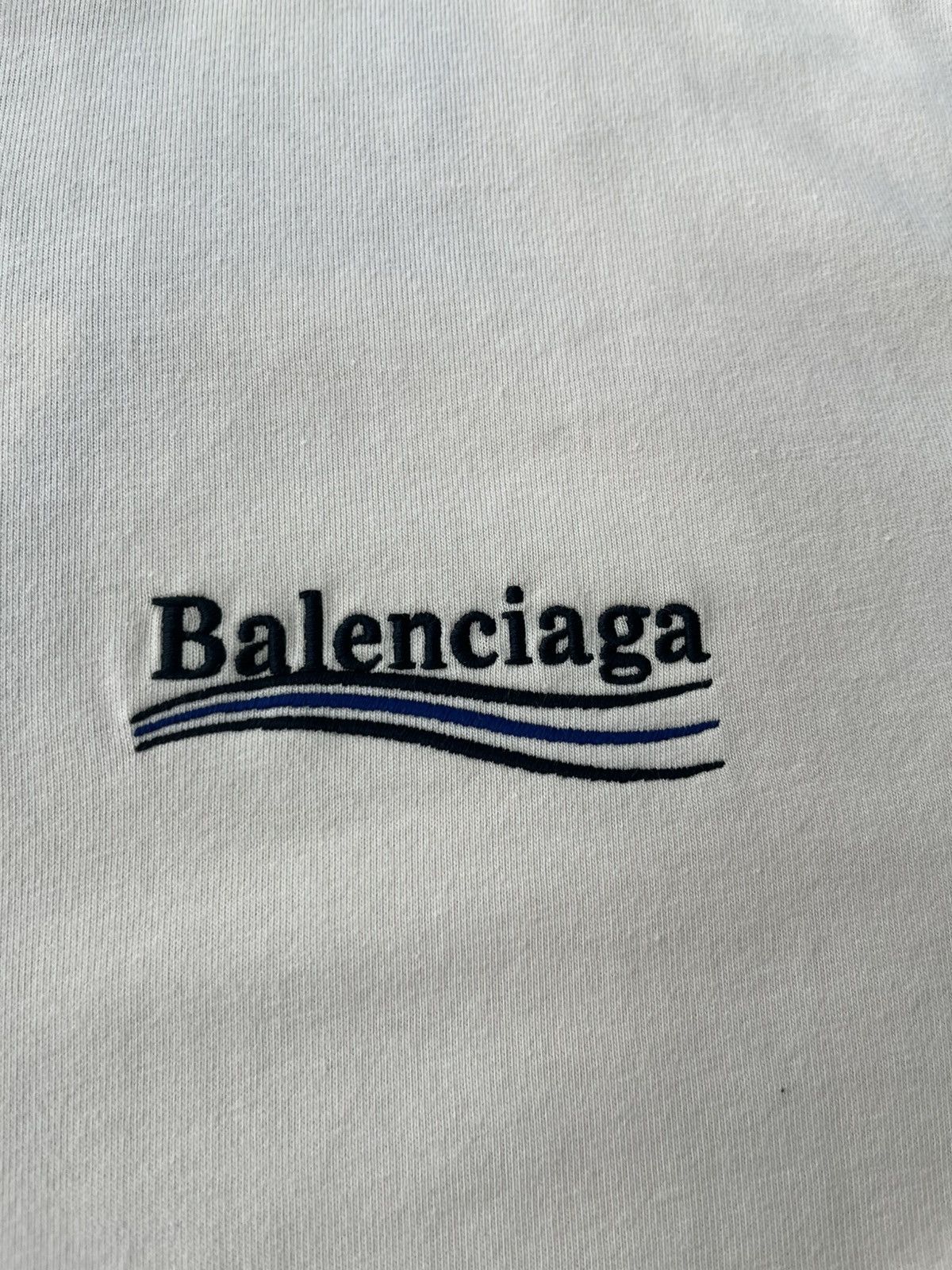 Balenciaga Balenciaga Political Campaign Logo Beige T-Shirt Size US XS / EU 42 / 0 - 3 Thumbnail