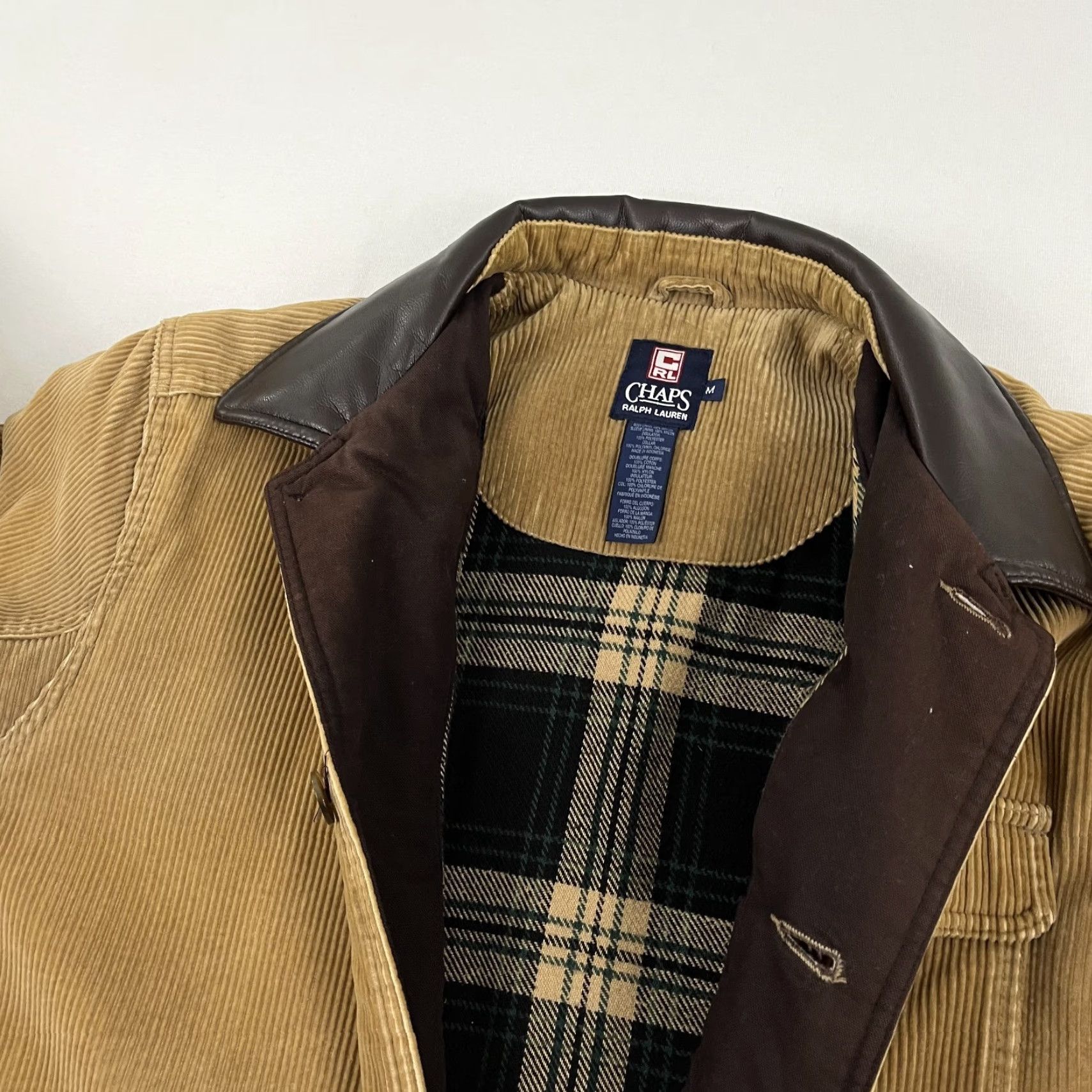 Chaps VTG Chaps Ralph Lauren Jacket Mens Medium Brown Corduroy Barn Chore Field Coat Size US M / EU 48-50 / 2 - 7 Thumbnail