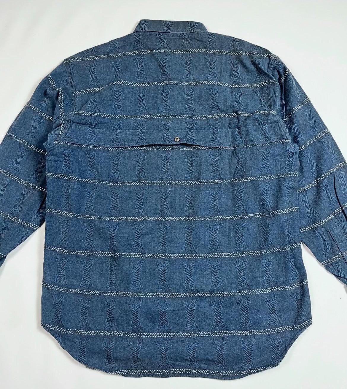 Issey Miyake 90s Issey Miyake IM Jacquard Pattern Shirt Size US M / EU 48-50 / 2 - 2 Thumbnail
