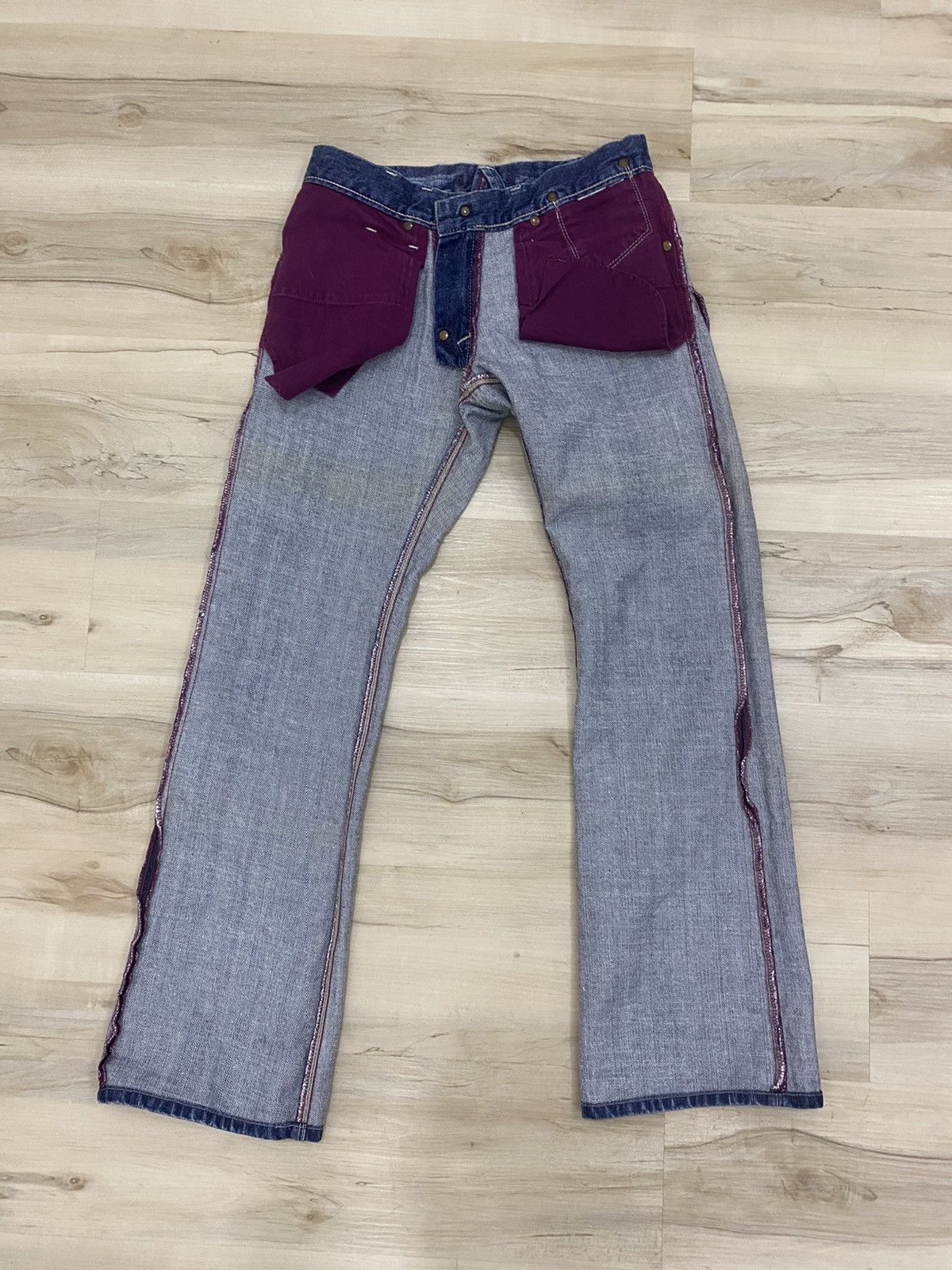 Hysteric Glamour × If Six Was Nine × Japanese Brand Blue Way Flared jeans Size US 30 / EU 46 - 7 Thumbnail